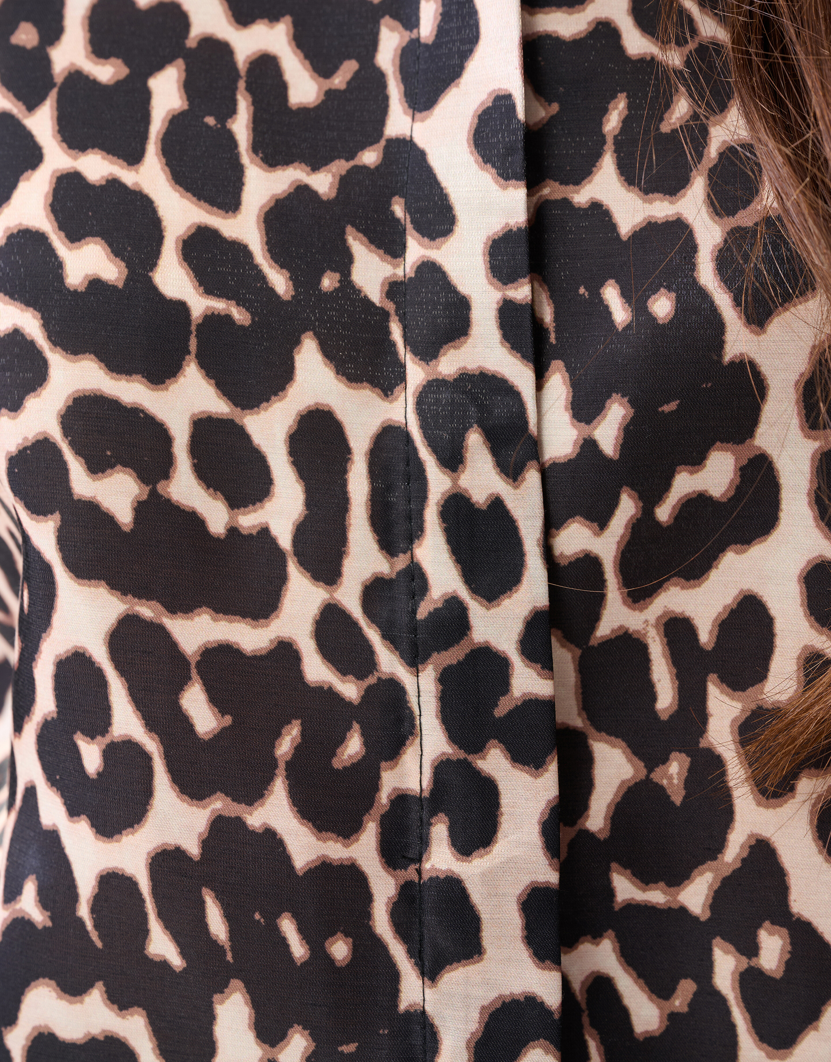 Puff Leopard Bluse Braun SHOEBY WOMEN