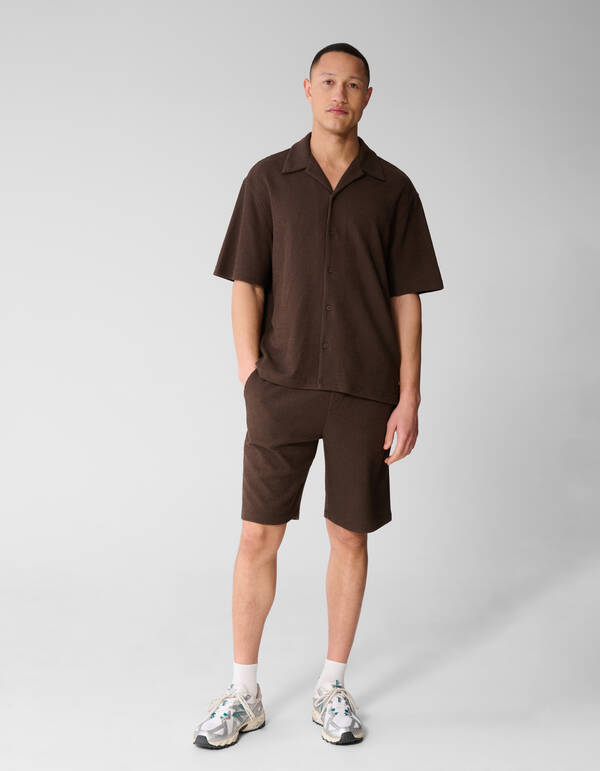 Ripphemd Dunkelbraun SHOEBY MEN