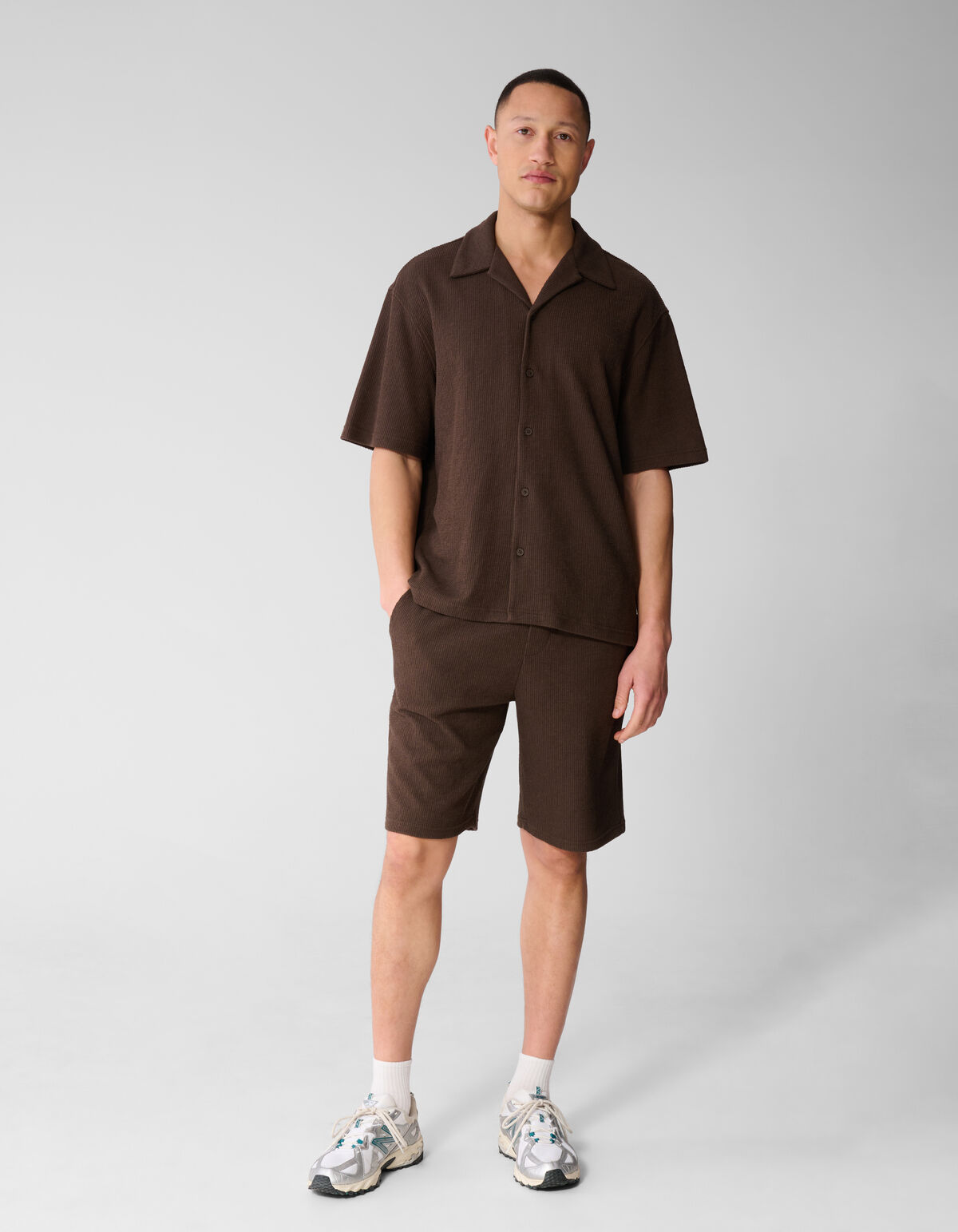 Ripphemd Dunkelbraun SHOEBY MEN