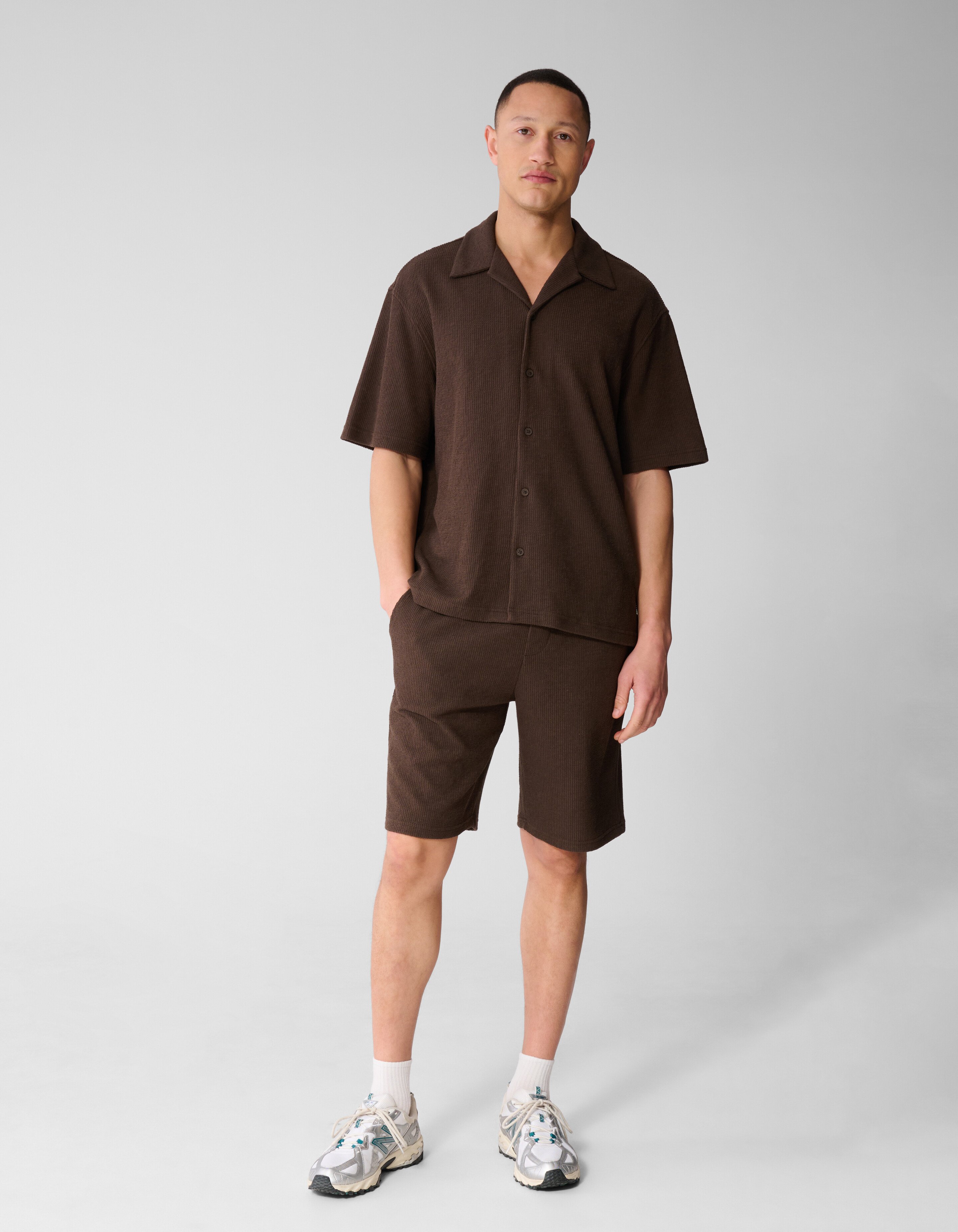 Ripphemd Dunkelbraun SHOEBY MEN