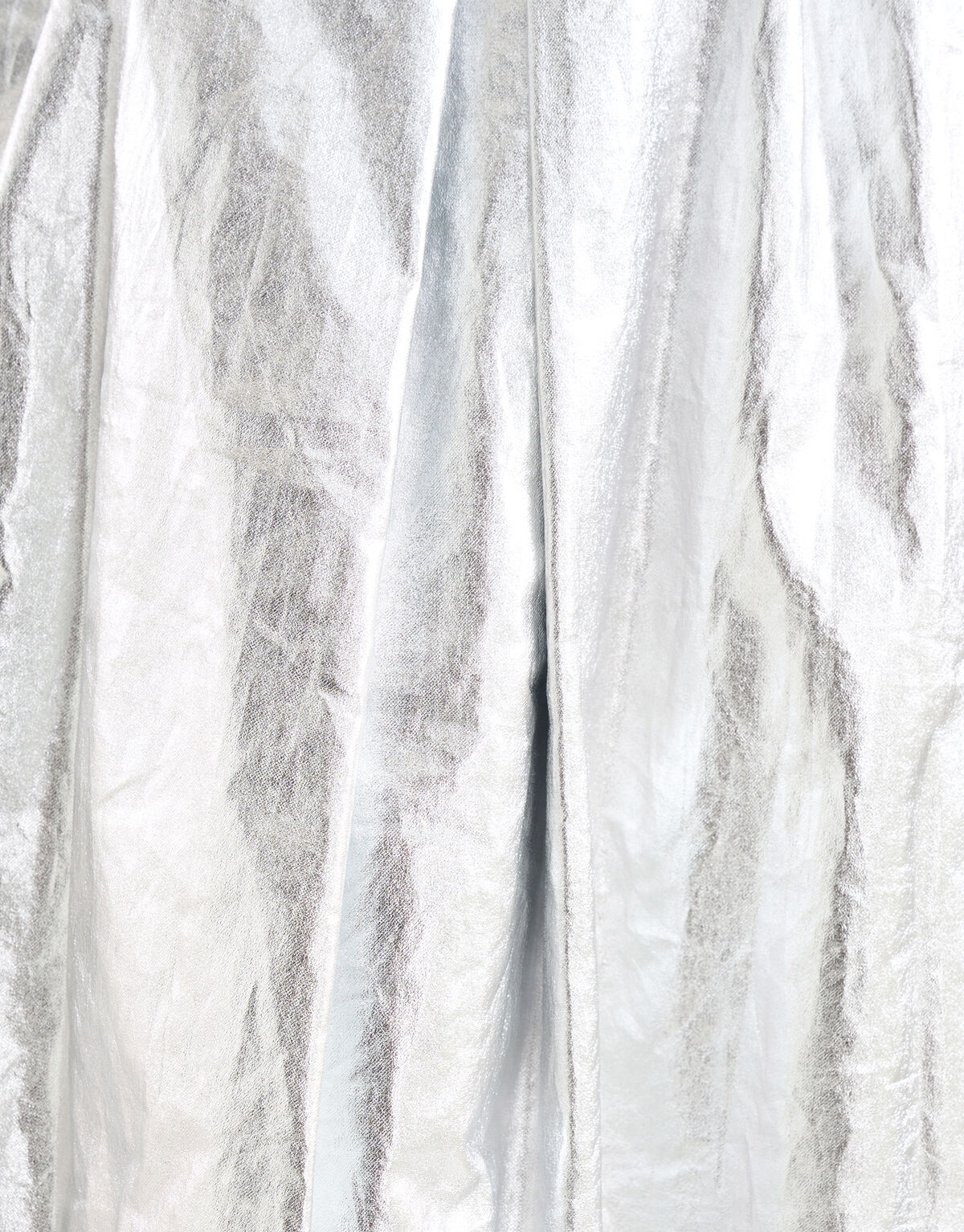 Metallischer Maxirock Silber SHOEBY WOMEN