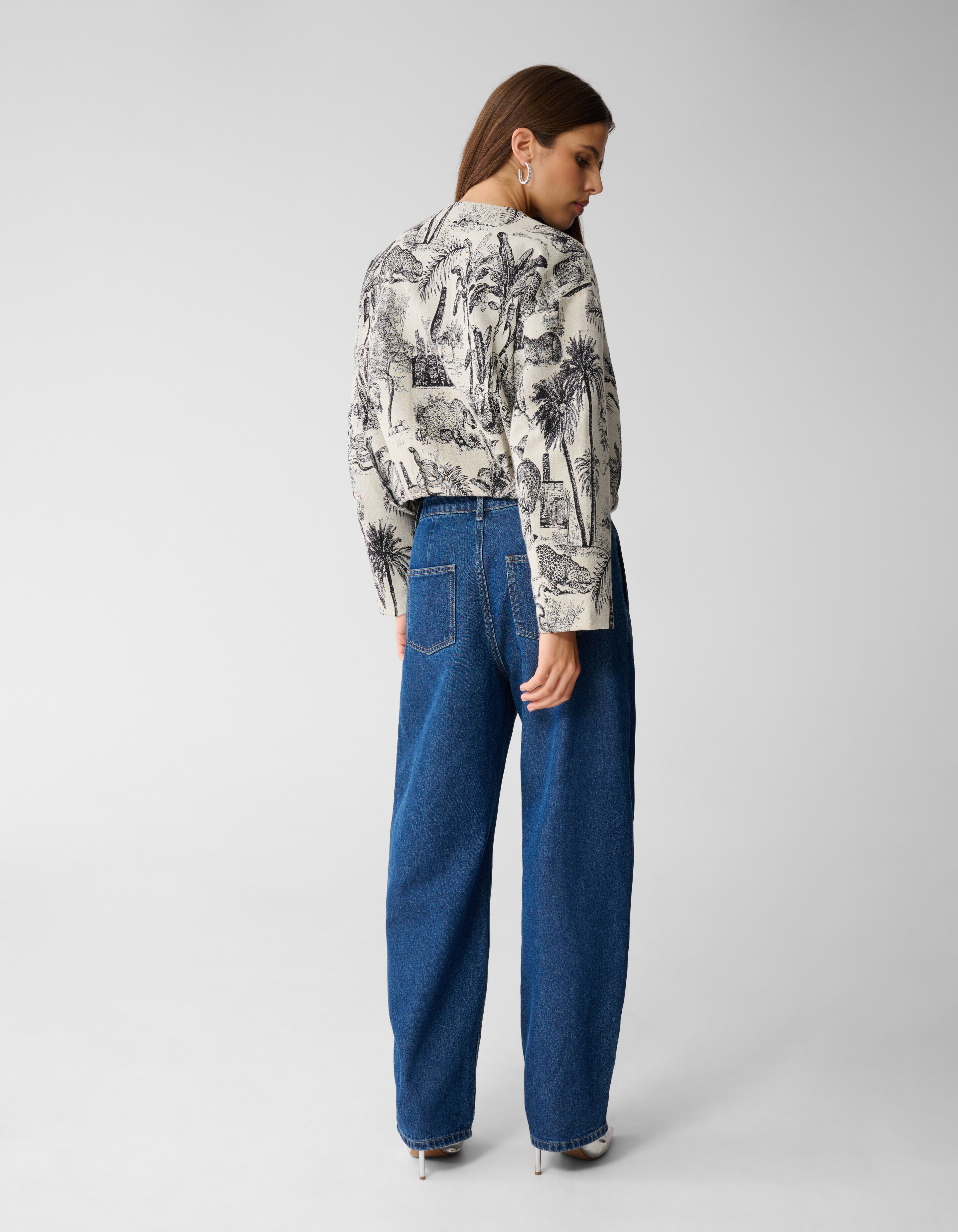 Jacquardjacke Schwarz/Weiß von Mieke SHOEBY WOMEN