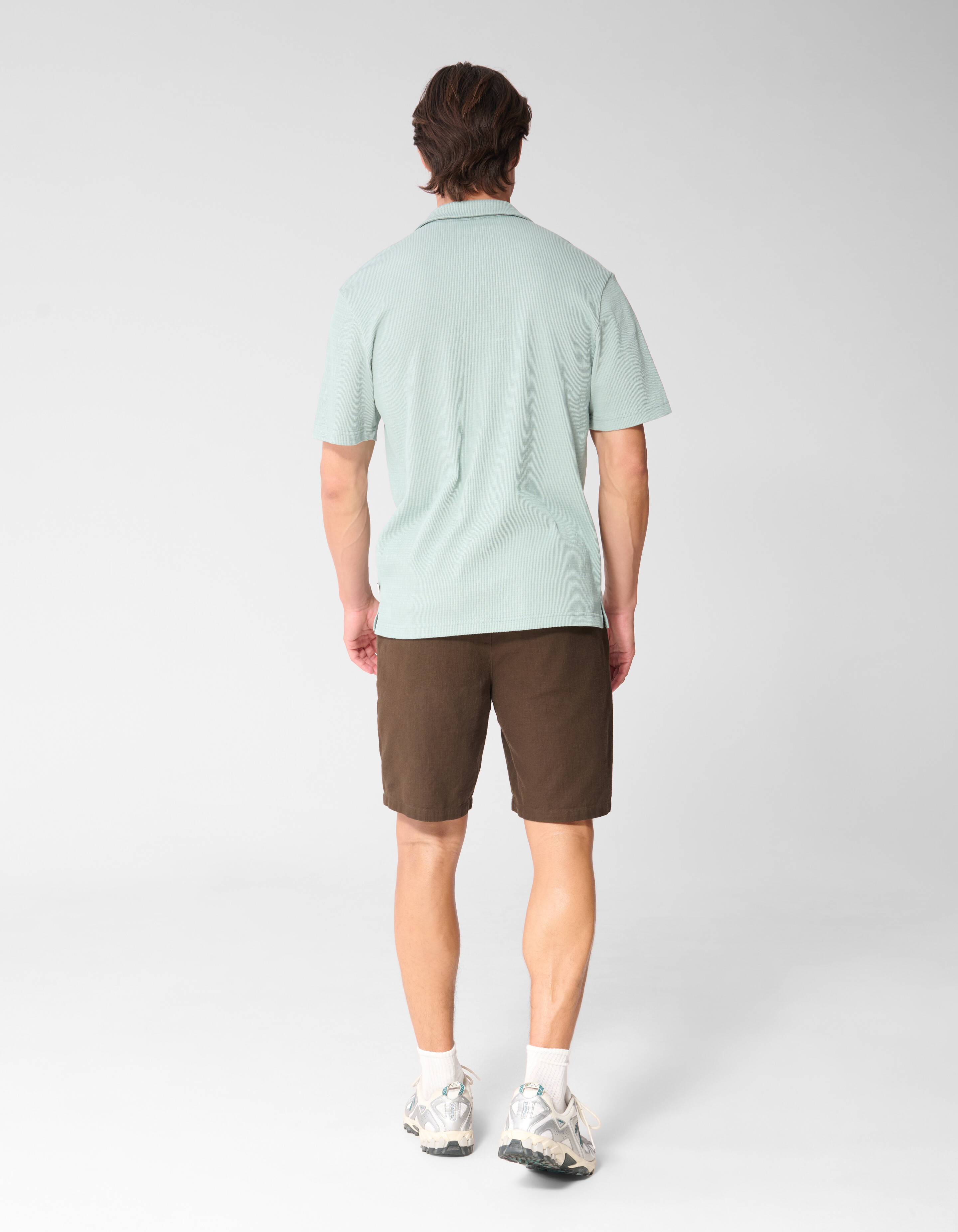 Struktur Overshirt Hellgr&uuml;n SHOEBY MEN