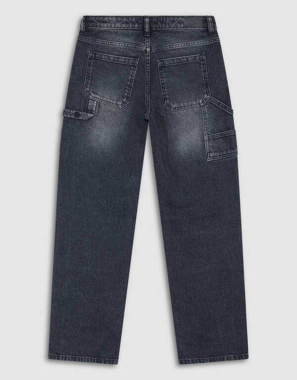Carpenter Baggy Fit Jeans Dunkelgrau SHOEBY BOYS