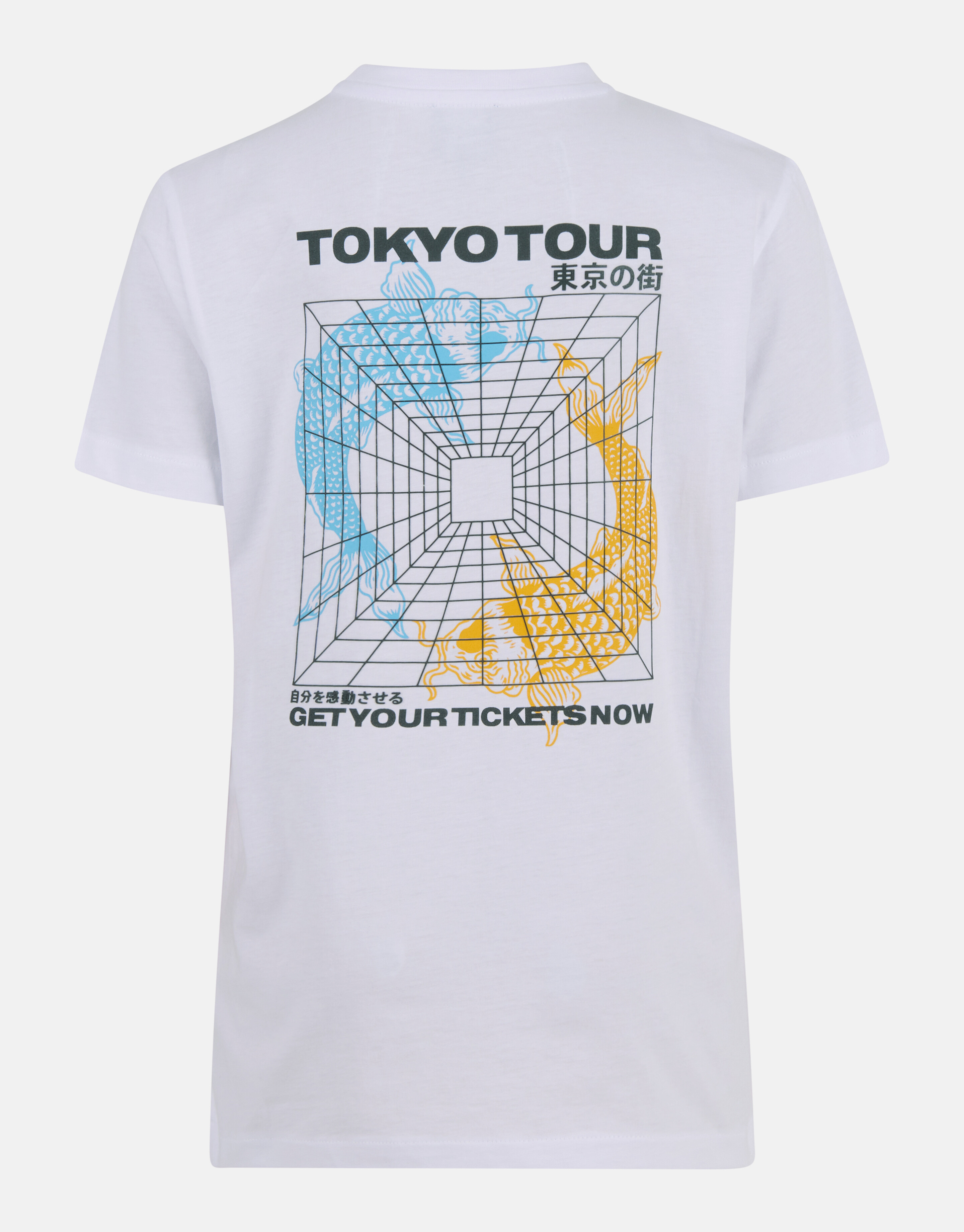 Grafik-T-Shirt Weiß SHOEBY BOYS