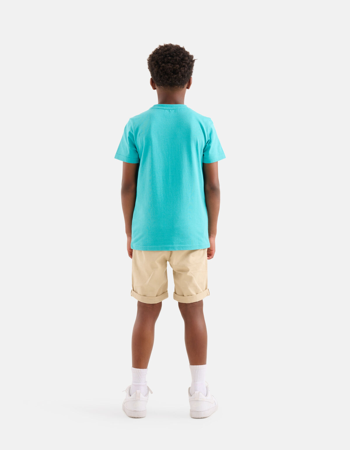 Stickerei-T-Shirt Blau SHOEBY BOYS