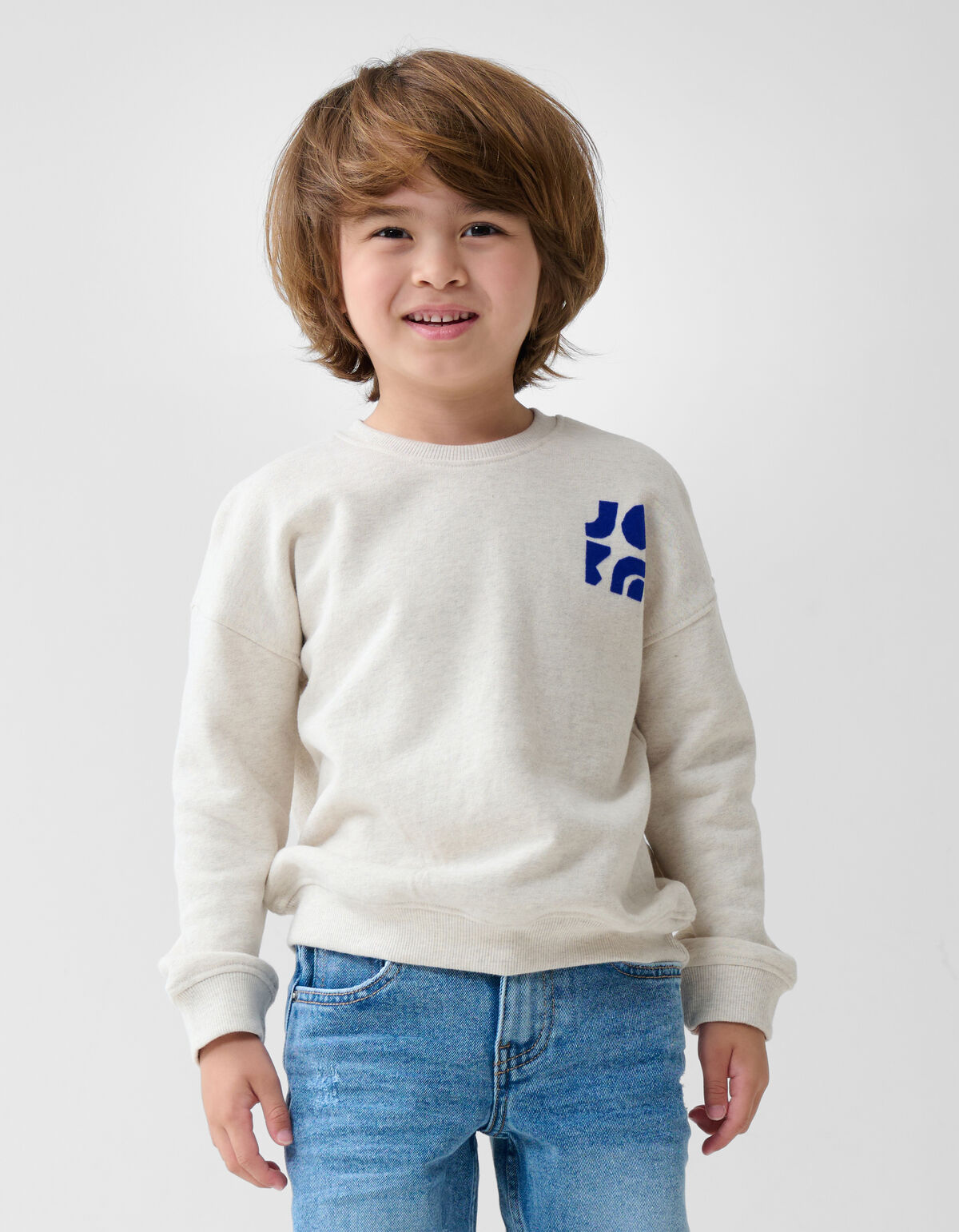 Artwork Pullover Hellgrau SHOEBY BOYS