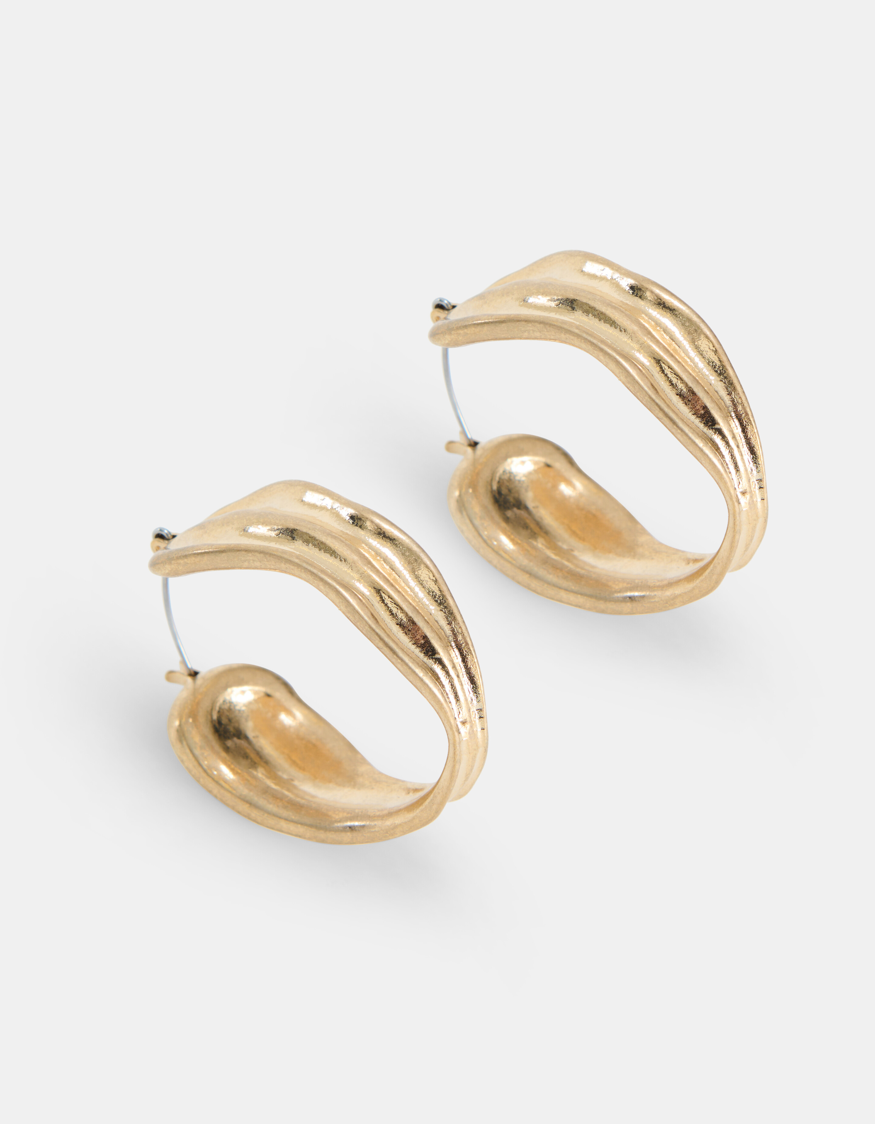 Grobe Goldene Ohrringe SHOEBY ACCESSOIRES