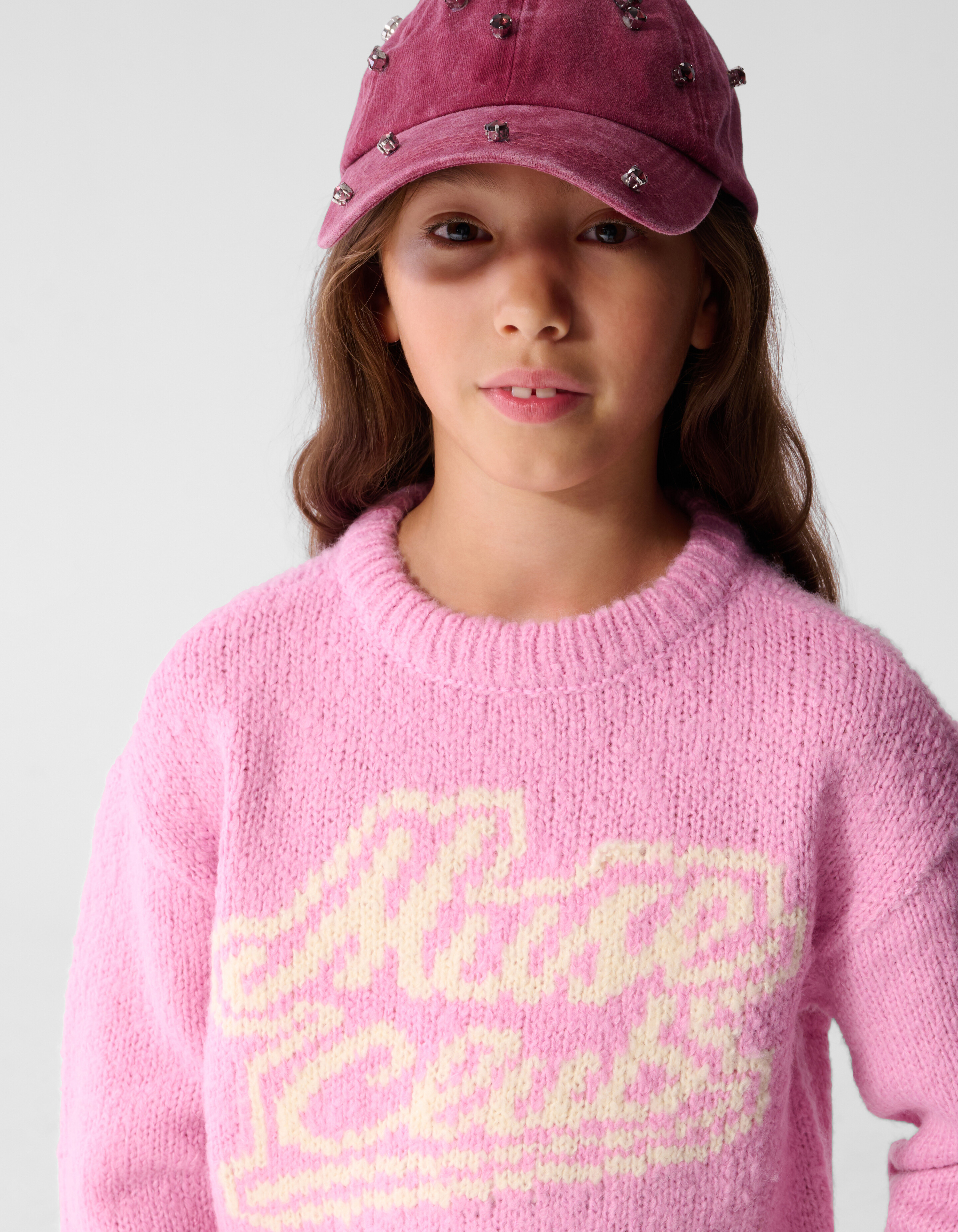 Artwork Strickpullover Rosa SHOEBY GIRLS