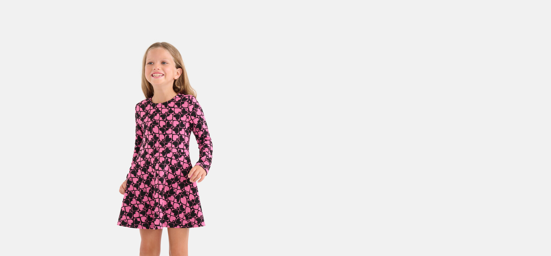 Bedrucktes Kleid Rosa SHOEBY GIRLS