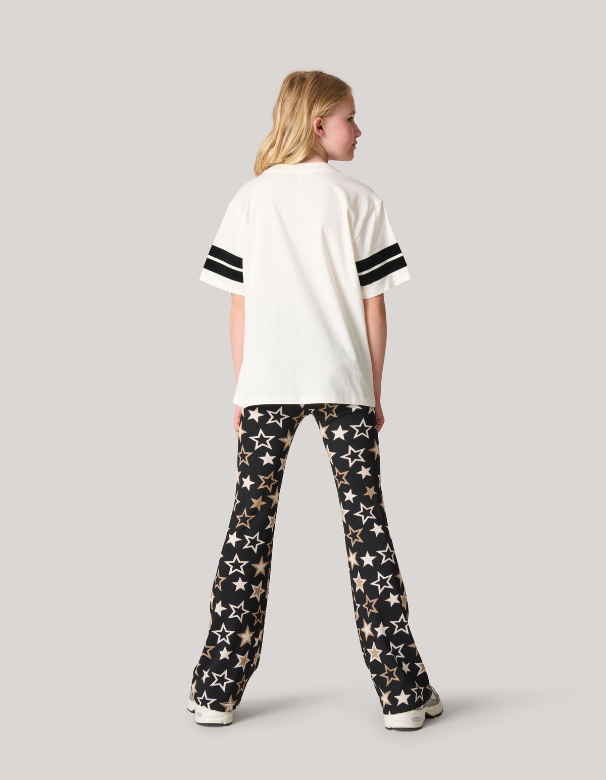 Varsity-T-Shirt Off White SHOEBY GIRLS