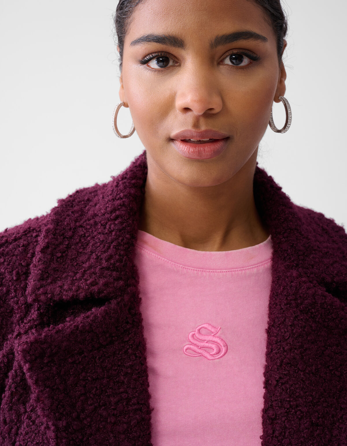 Teddy Gilet Bordeaux SHOEBY WOMEN