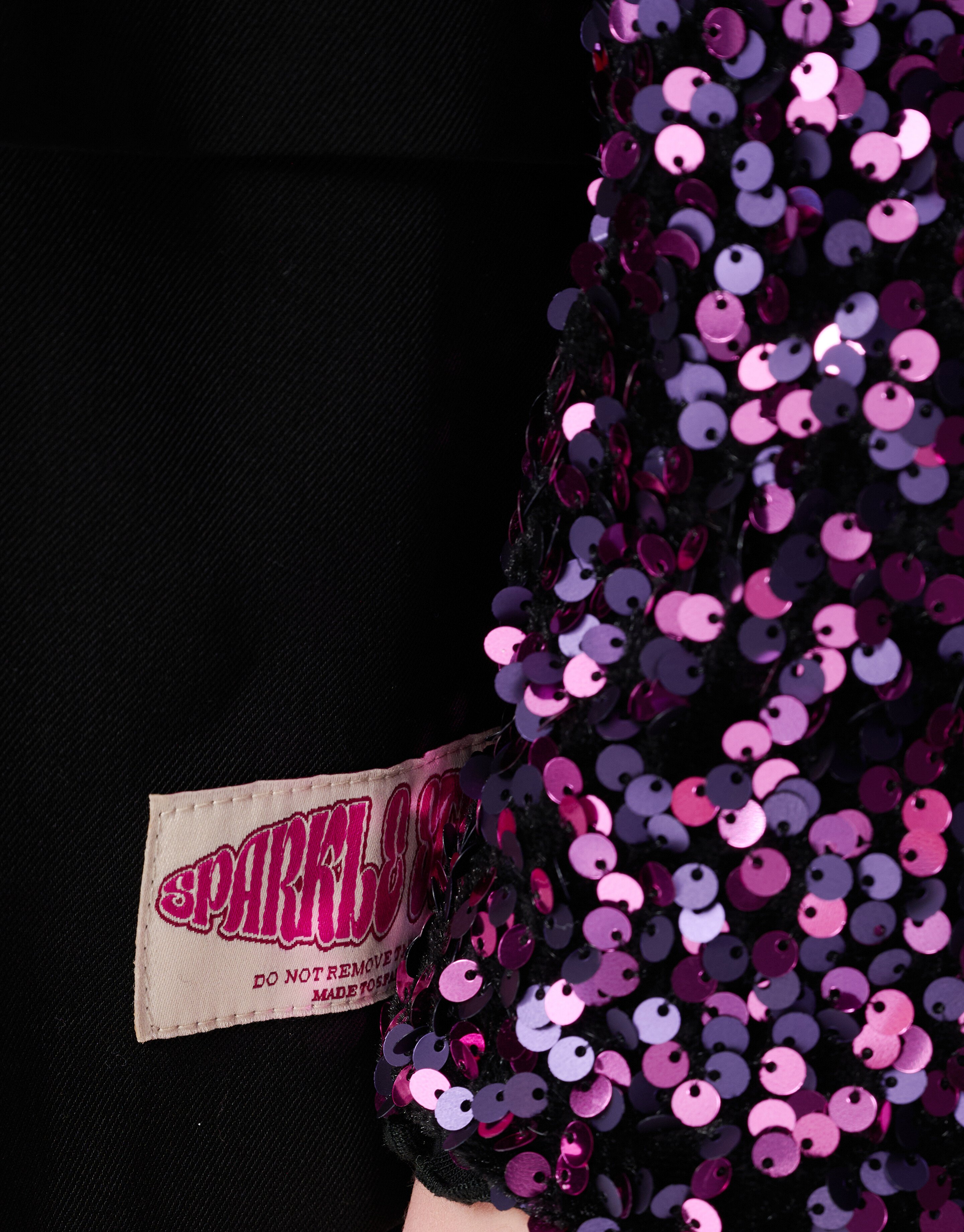 Blazer im Pailletten-Mix Schwarz/Pink SHOEBY GIRLS