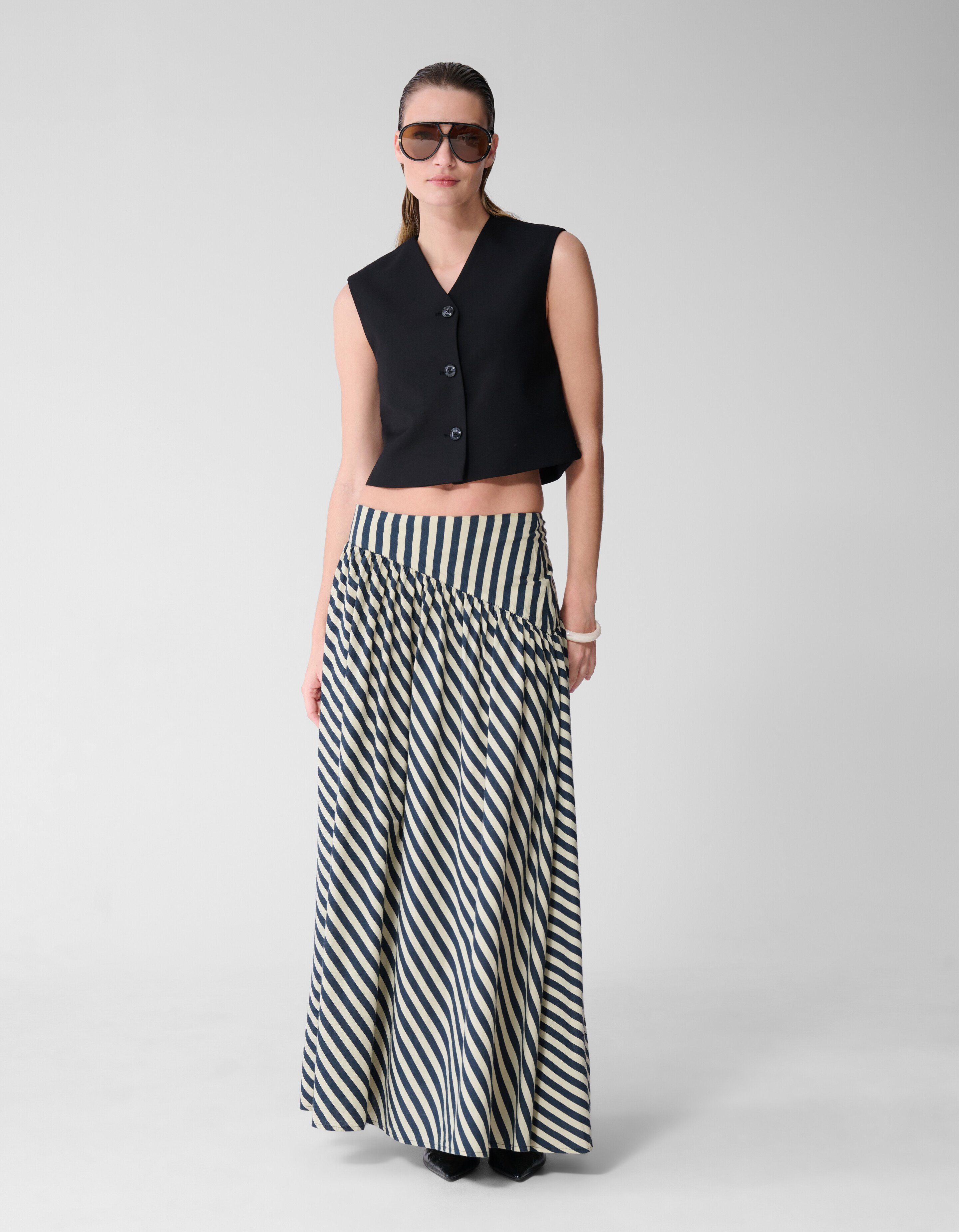 Gek&uuml;rztes Gilet Schwarz Von Lonneke SHOEBY WOMEN