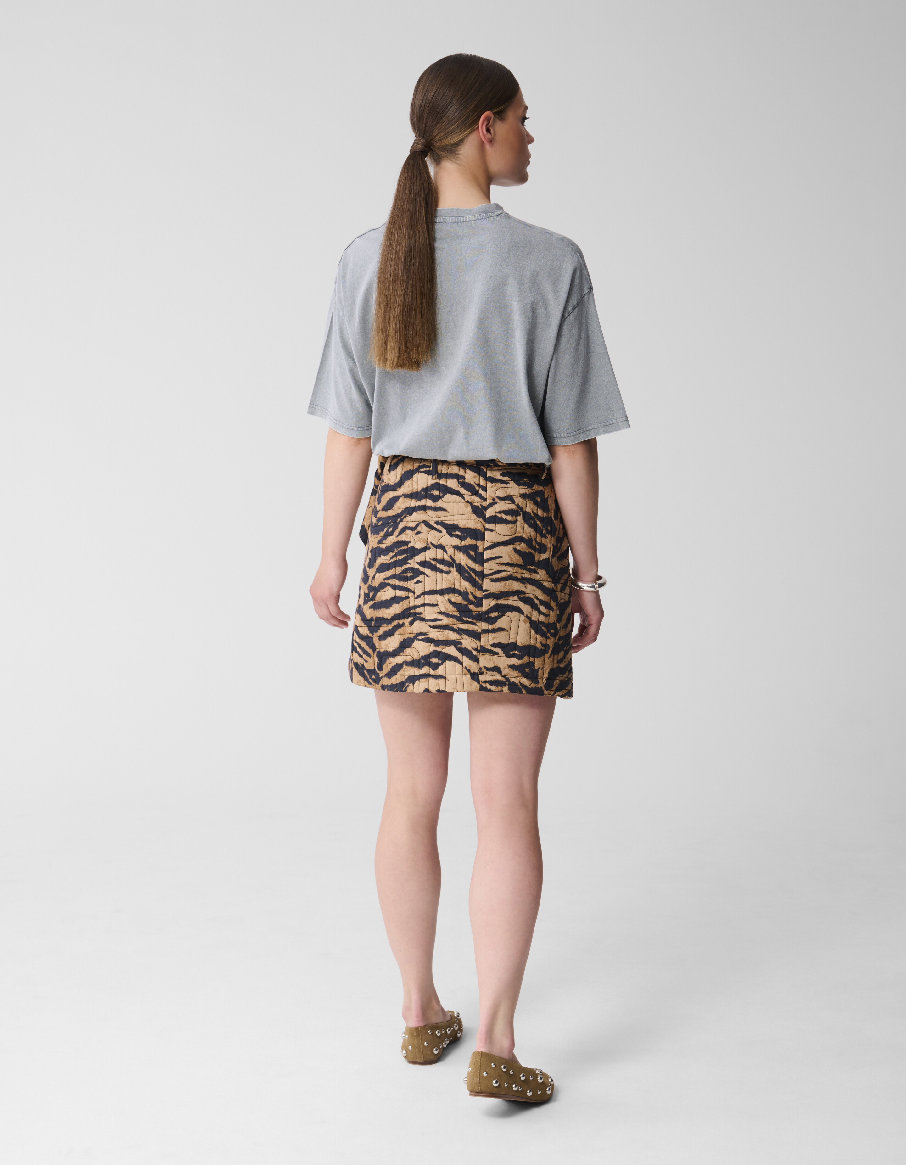 Tiger Minirock Braun SHOEBY WOMEN