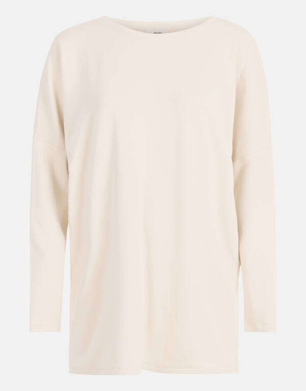 Basic Oberteil in Übergröße Off White SHOEBY WOMEN