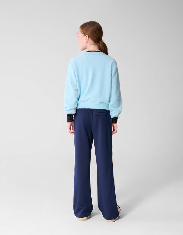 Fluffy Pullover Hellblau SHOEBY GIRLS