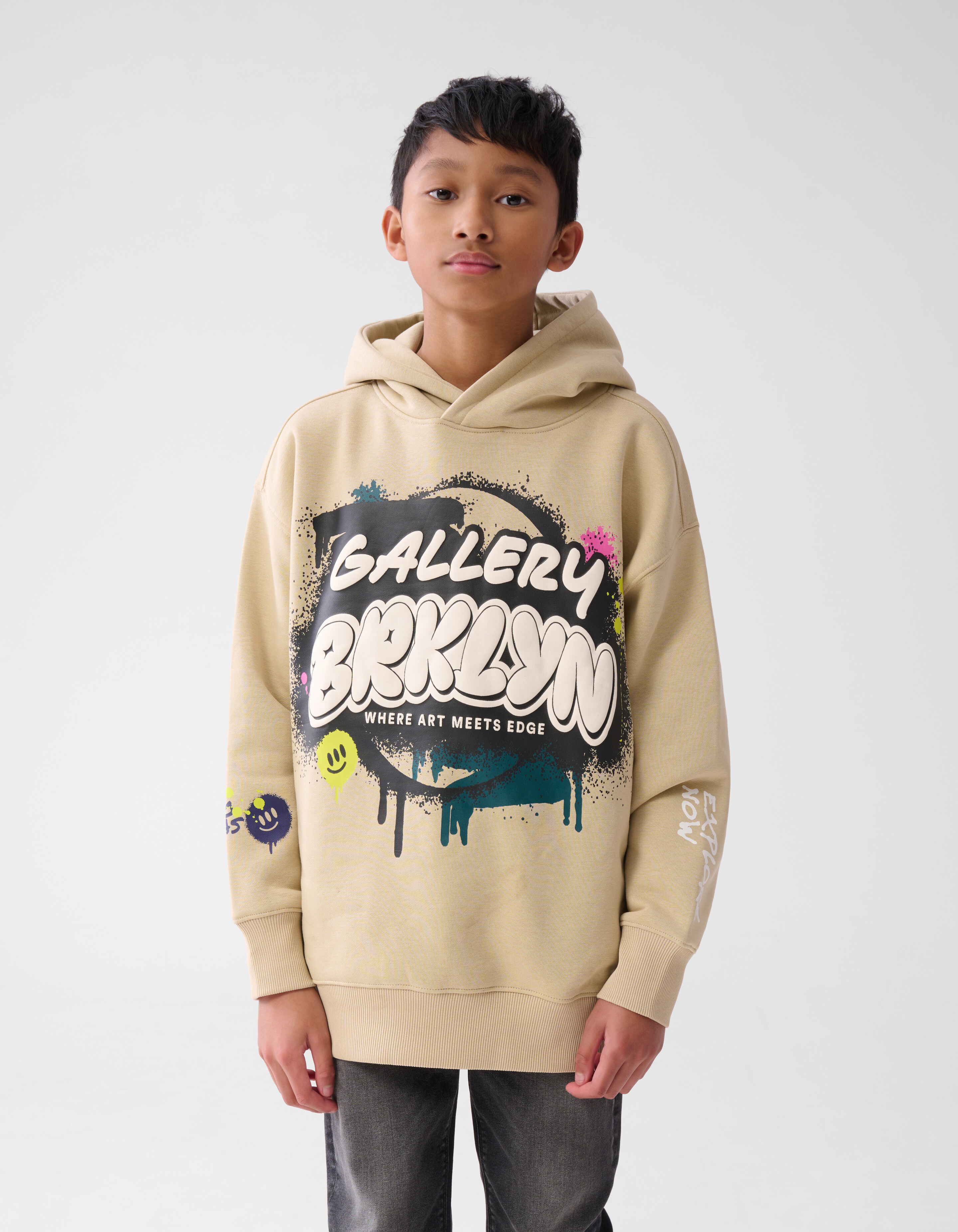 Artwork Hoodie Sand SHOEBY BOYS