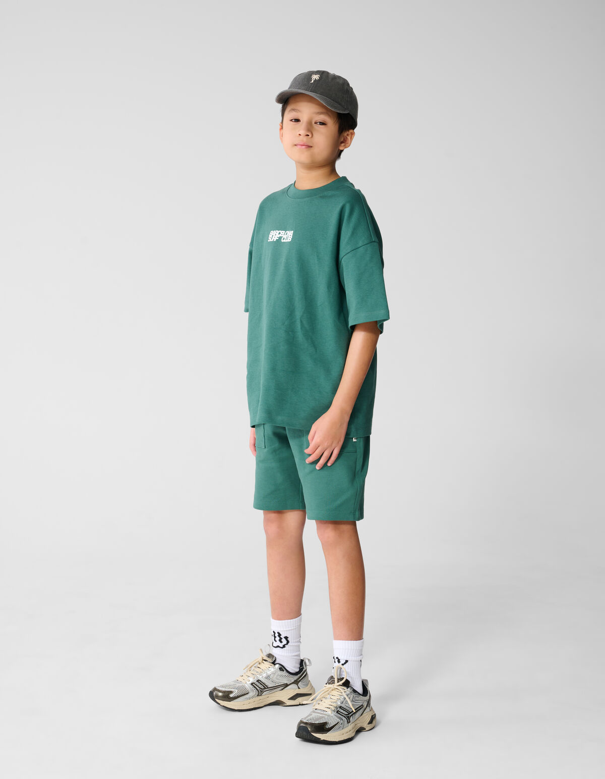 Pocket Short Dunkelgr&uuml;n SHOEBY BOYS