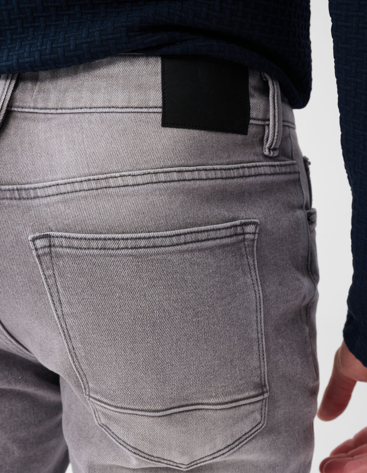 Straight Fit Jeans Grau L34 SHOEBY MEN