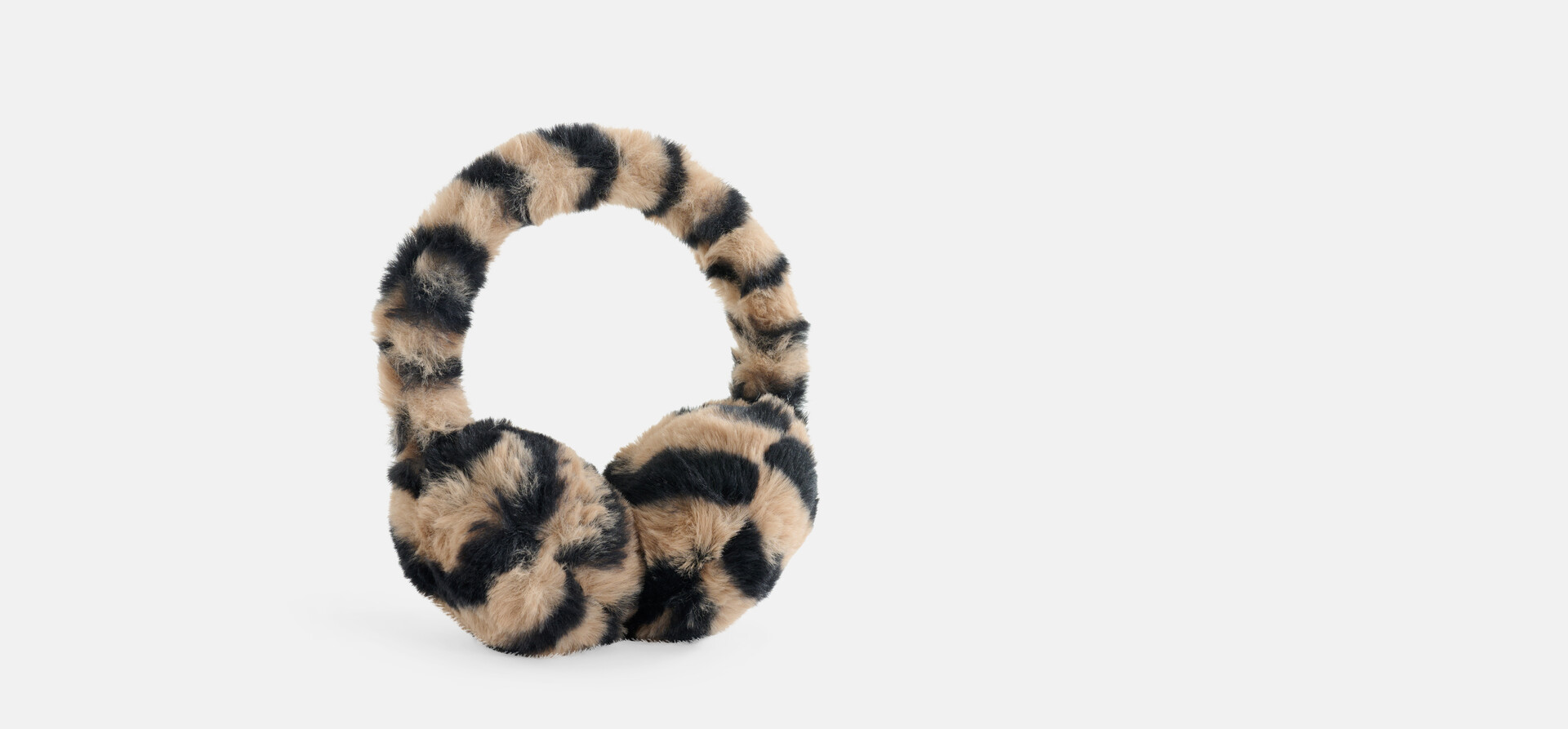Zebra Faux Fur Oorwarmers Bruin SHOEBY ACCESSOIRES
