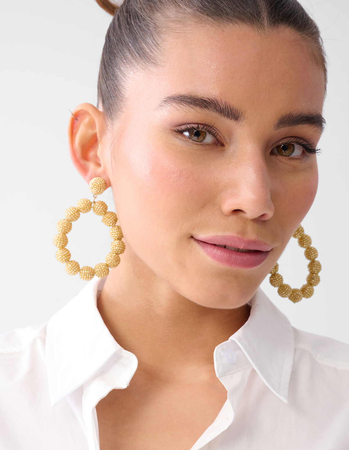 Perlenohrringe Gold SHOEBY ACCESSOIRES