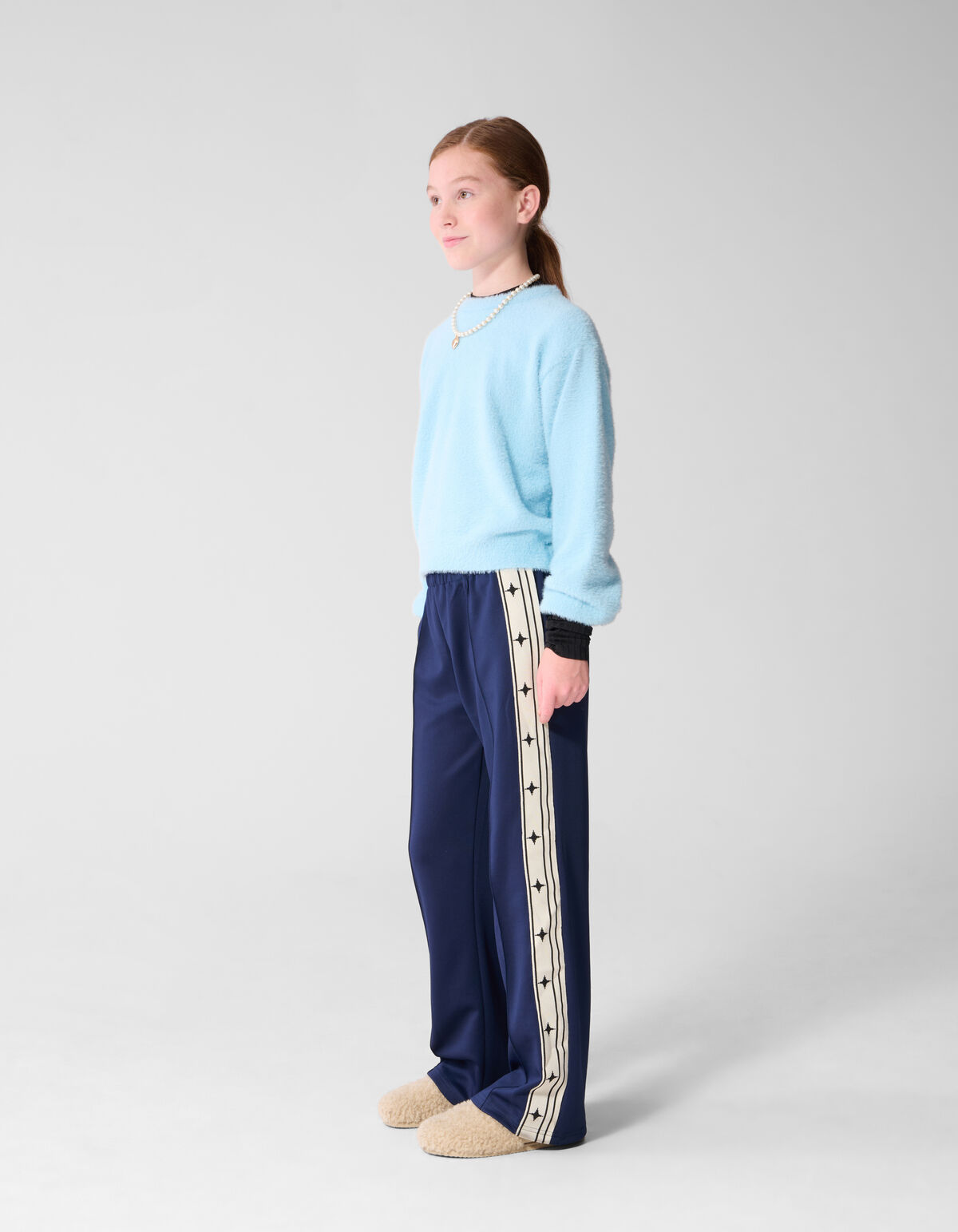 Wide Tape Hose Dunkelblau SHOEBY GIRLS
