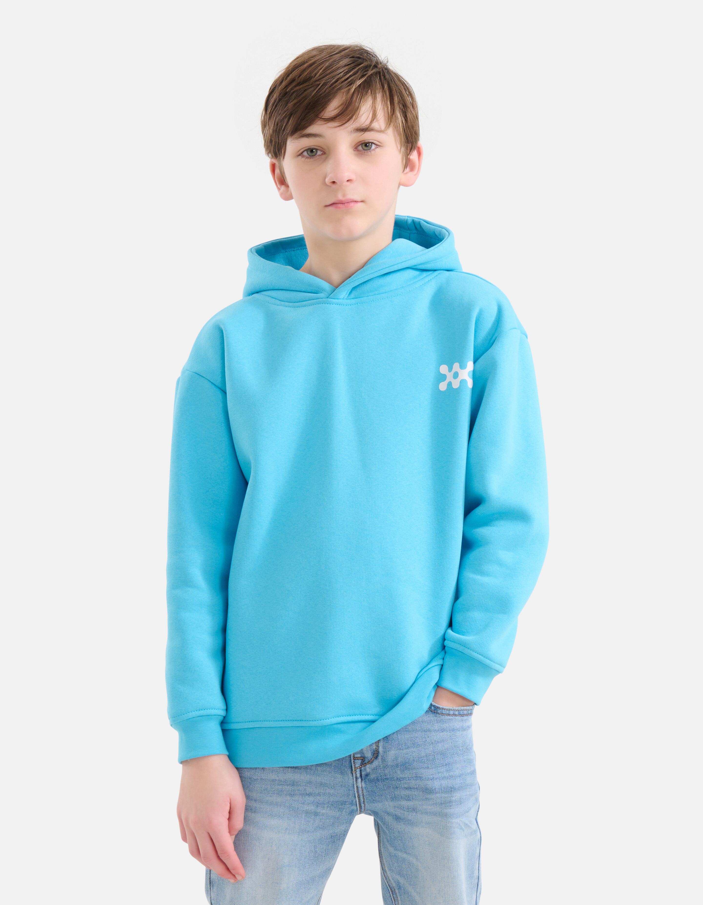 Basis Hoodie Lichtblauw SHOEBY BOYS