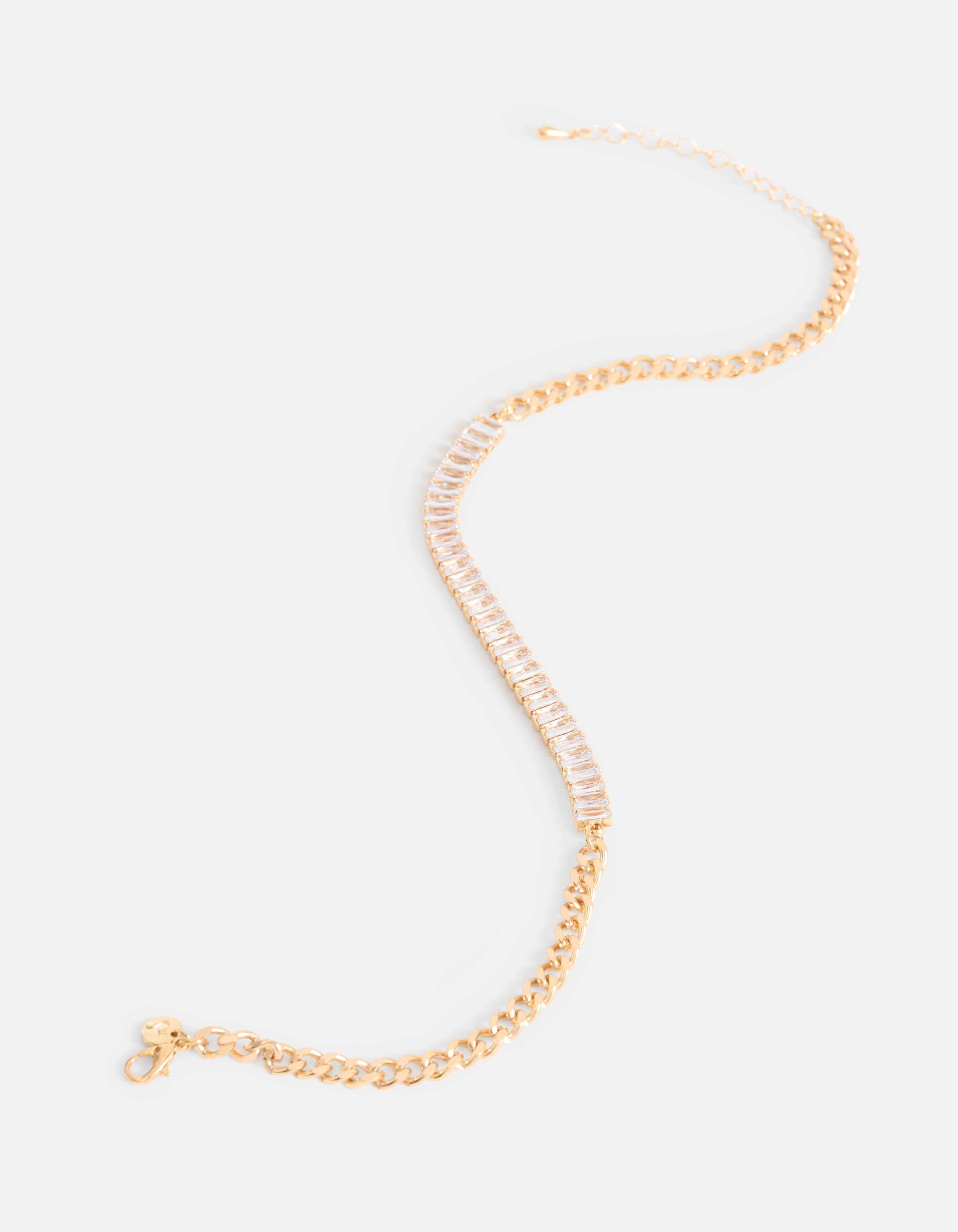 Strass Chain Ketting Goud SHOEBY ACCESSOIRES