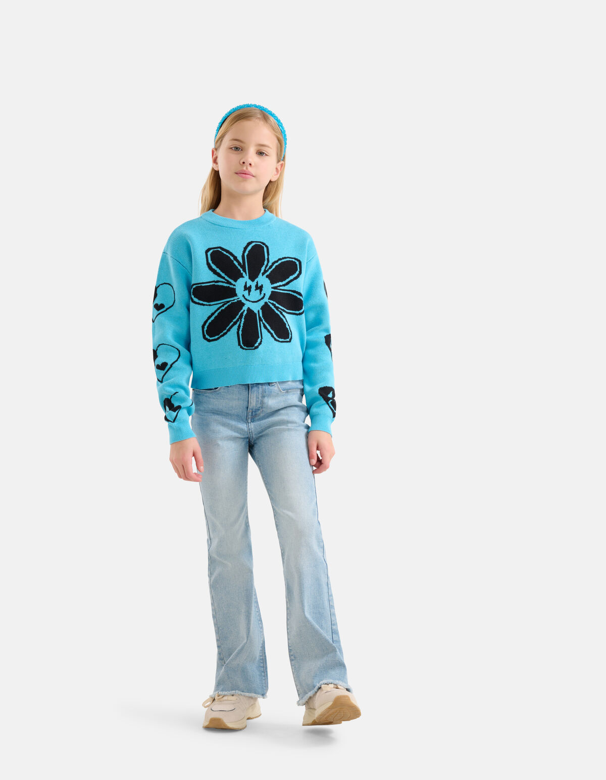 Artwork Pullover Blau SHOEBY GIRLS