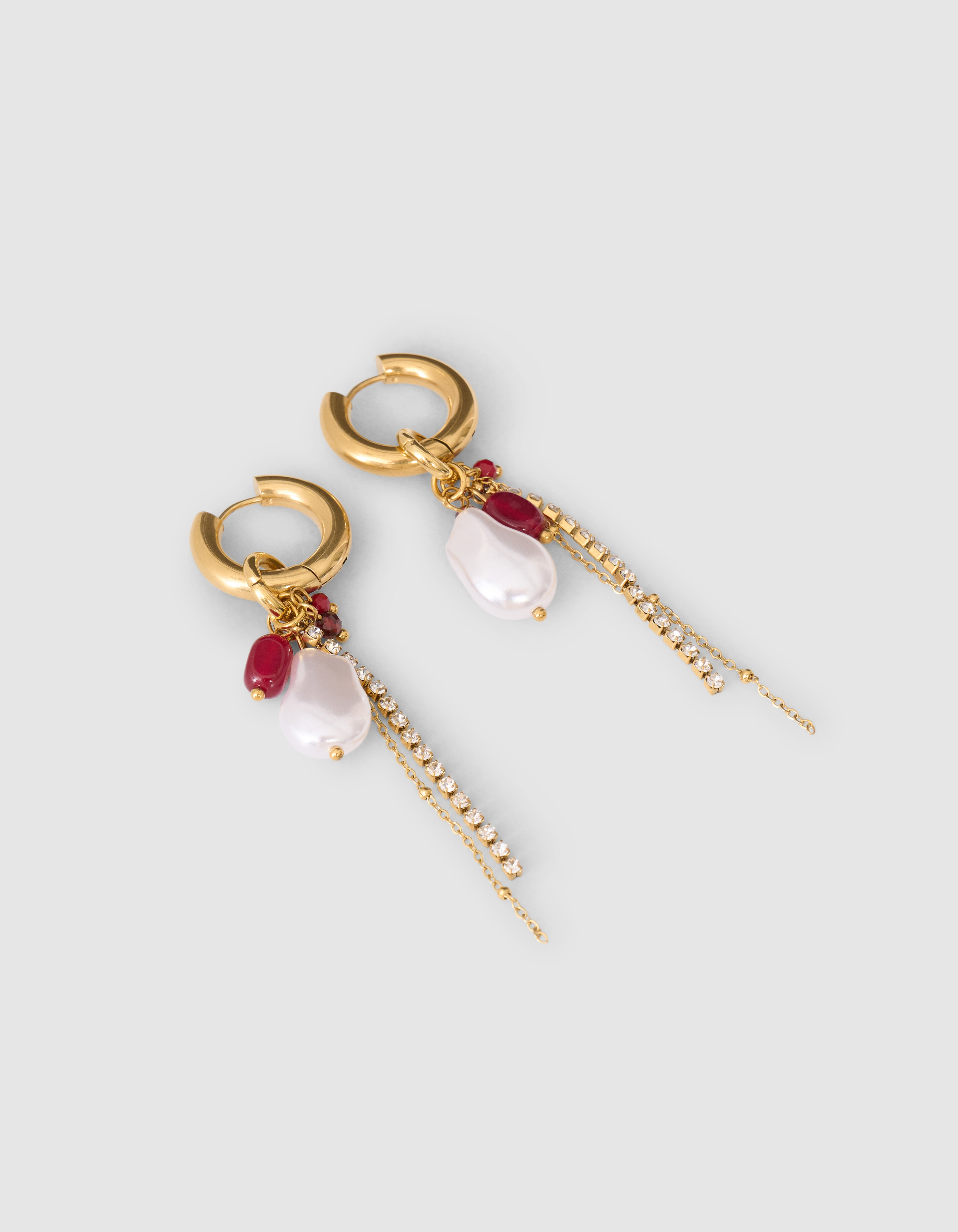 Parel Bedel Oorbellen Goud SHOEBY ACCESSOIRES