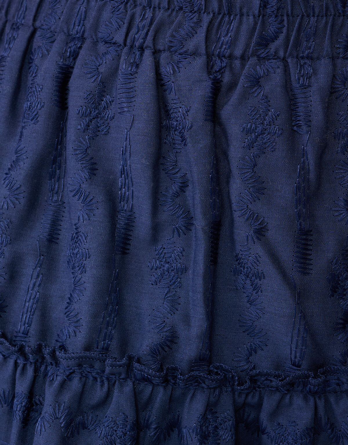 Bestickter Minirock Dunkelblau SHOEBY GIRLS