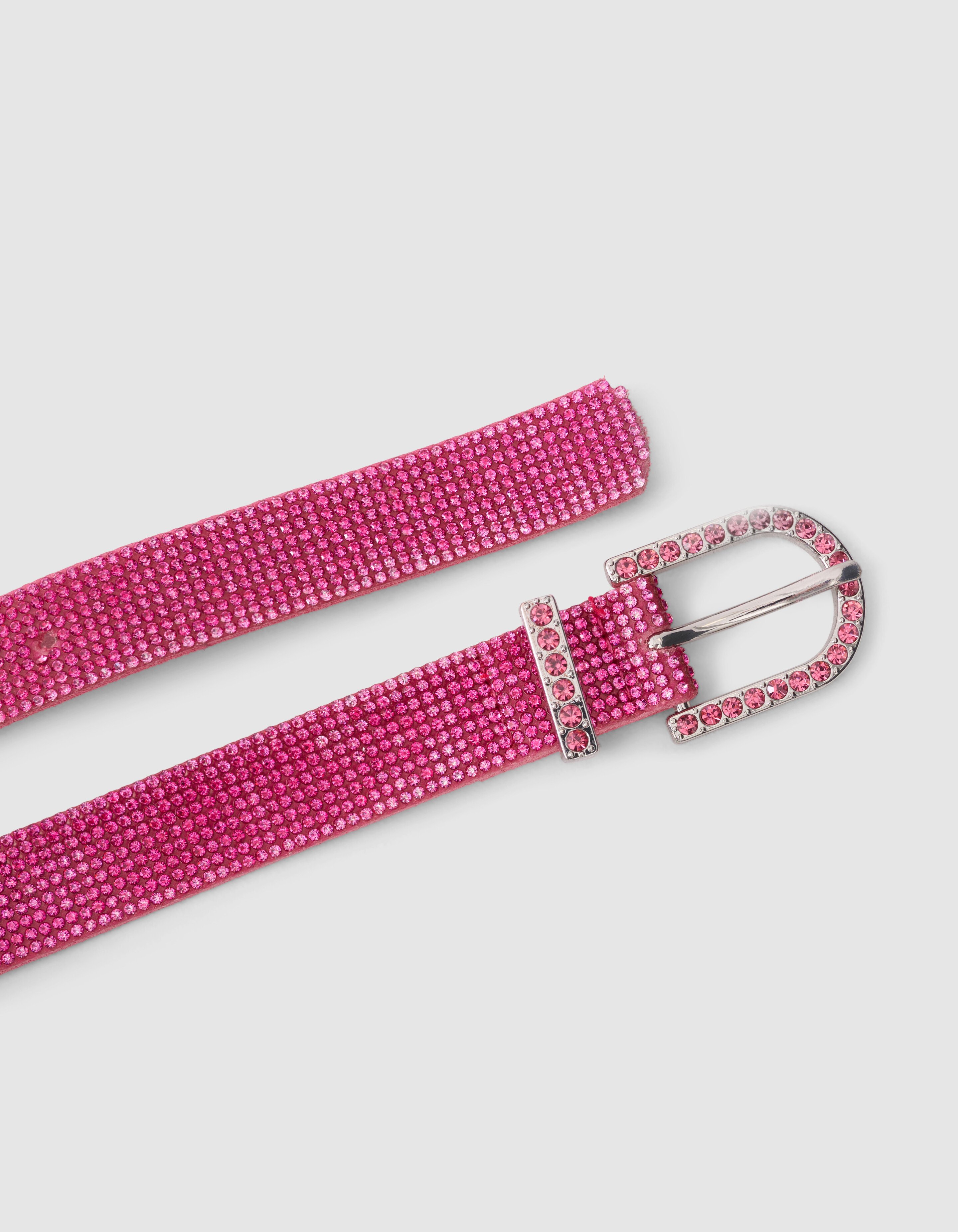 Strassgürtel Rosa SHOEBY ACCESSOIRES