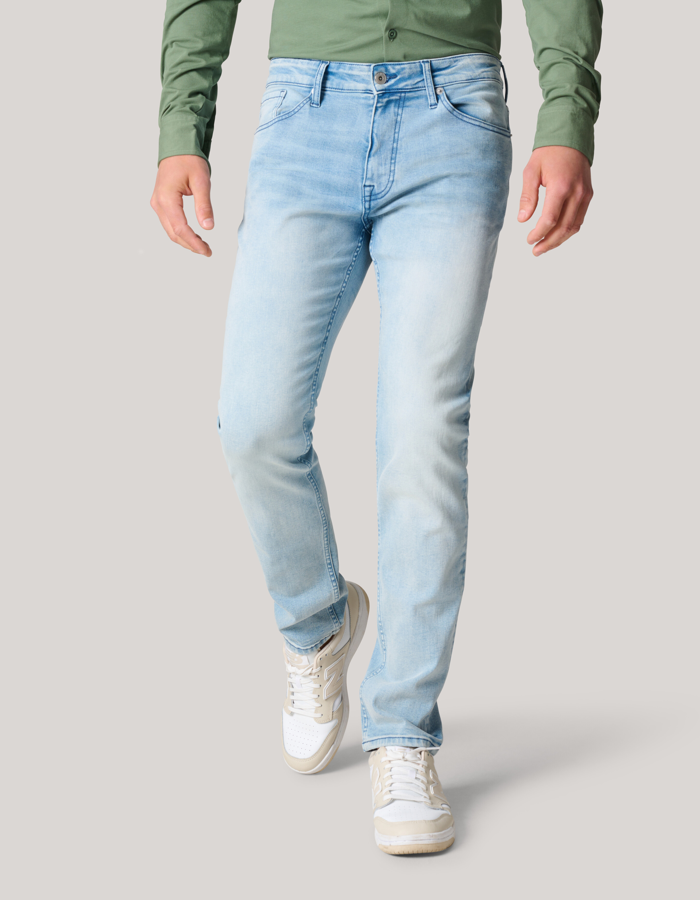 Slim Fit Jeans Lichtblauw L32 SHOEBY MEN