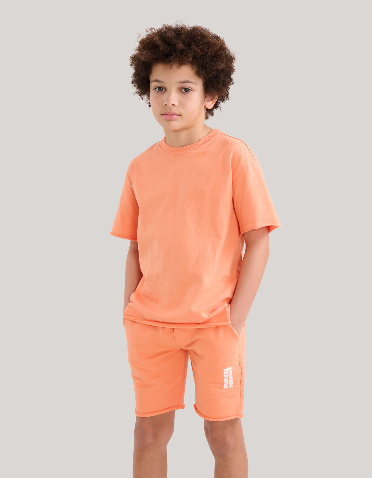 Kunstwerk T-shirt Orange SHOEBY BOYS