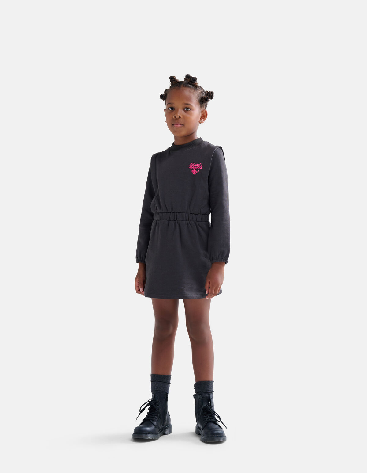Pulloverkleid Dunkelgrau SHOEBY GIRLS