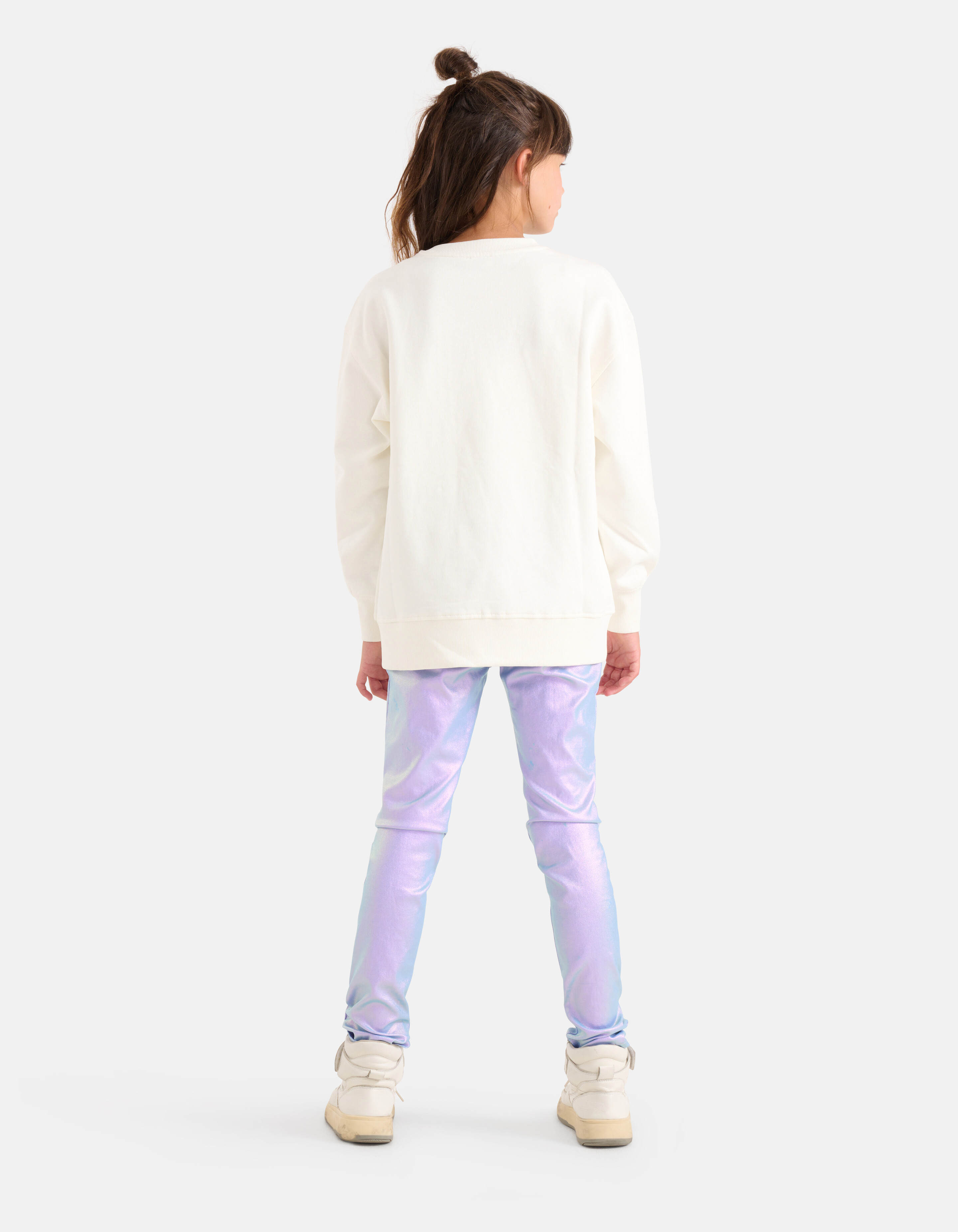 Artwork Sweater Gebroken Wit SHOEBY GIRLS