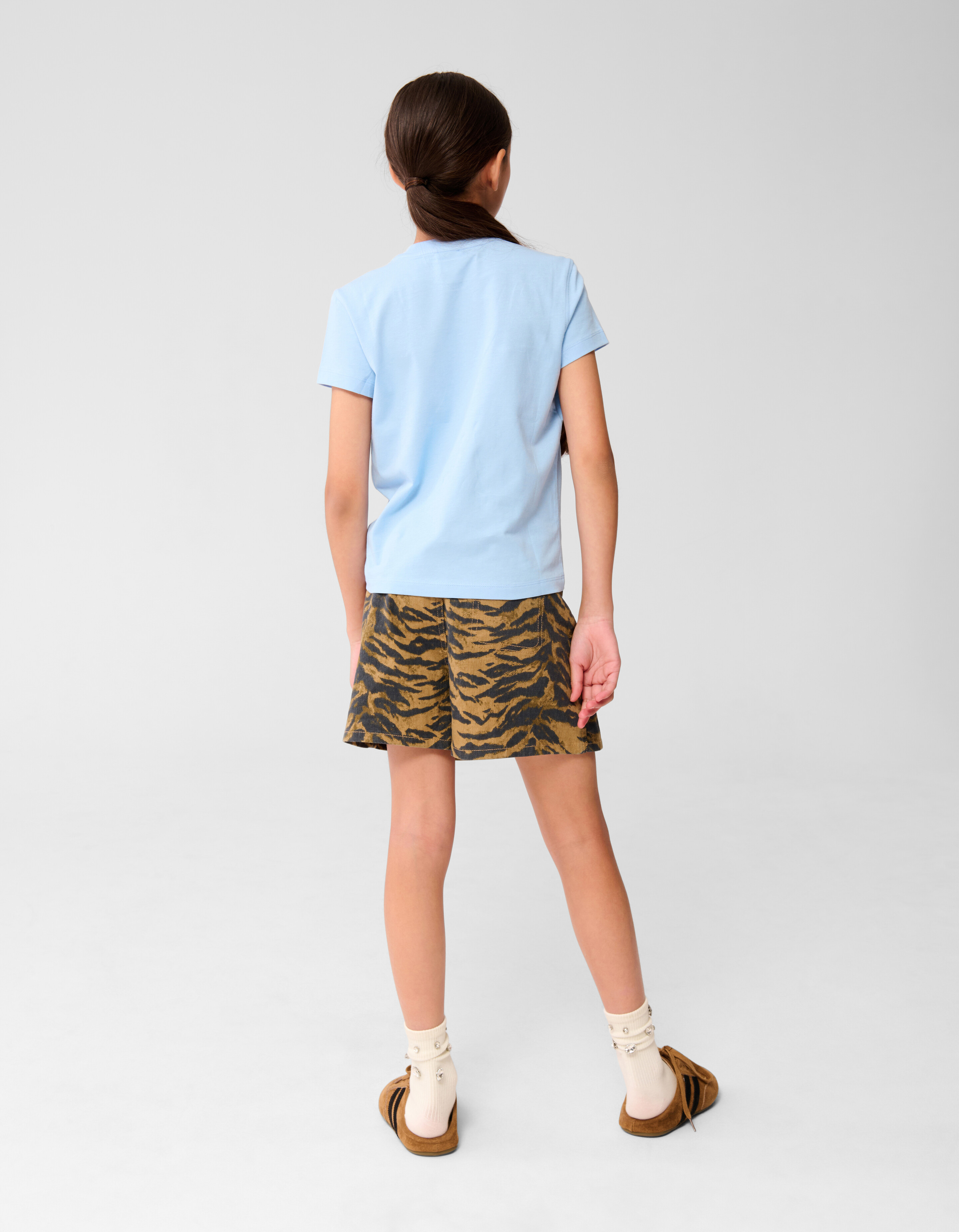Cooles Artwork T-shirt Hellblau SHOEBY GIRLS