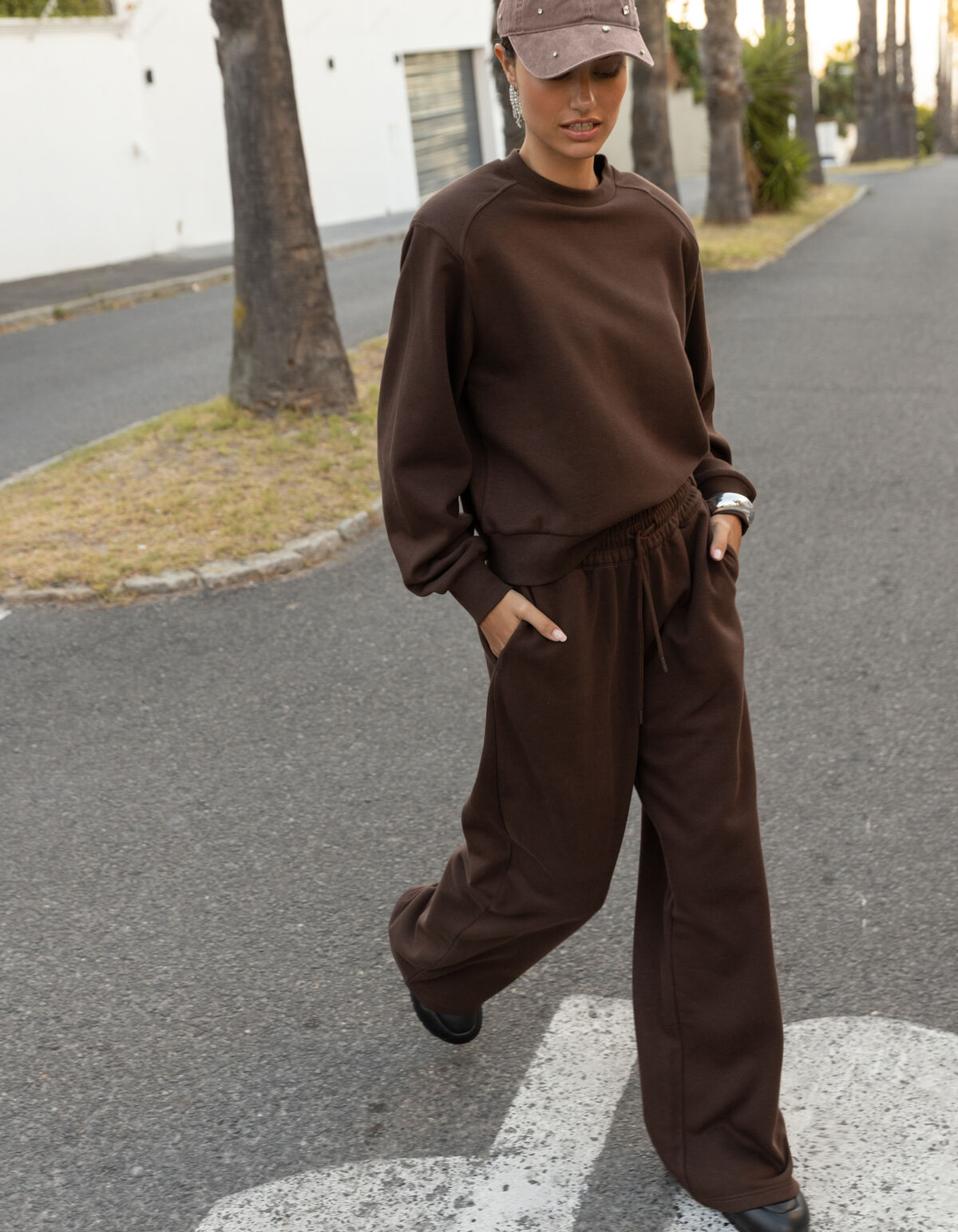 Weite Jogginghose Braun SHOEBY WOMEN