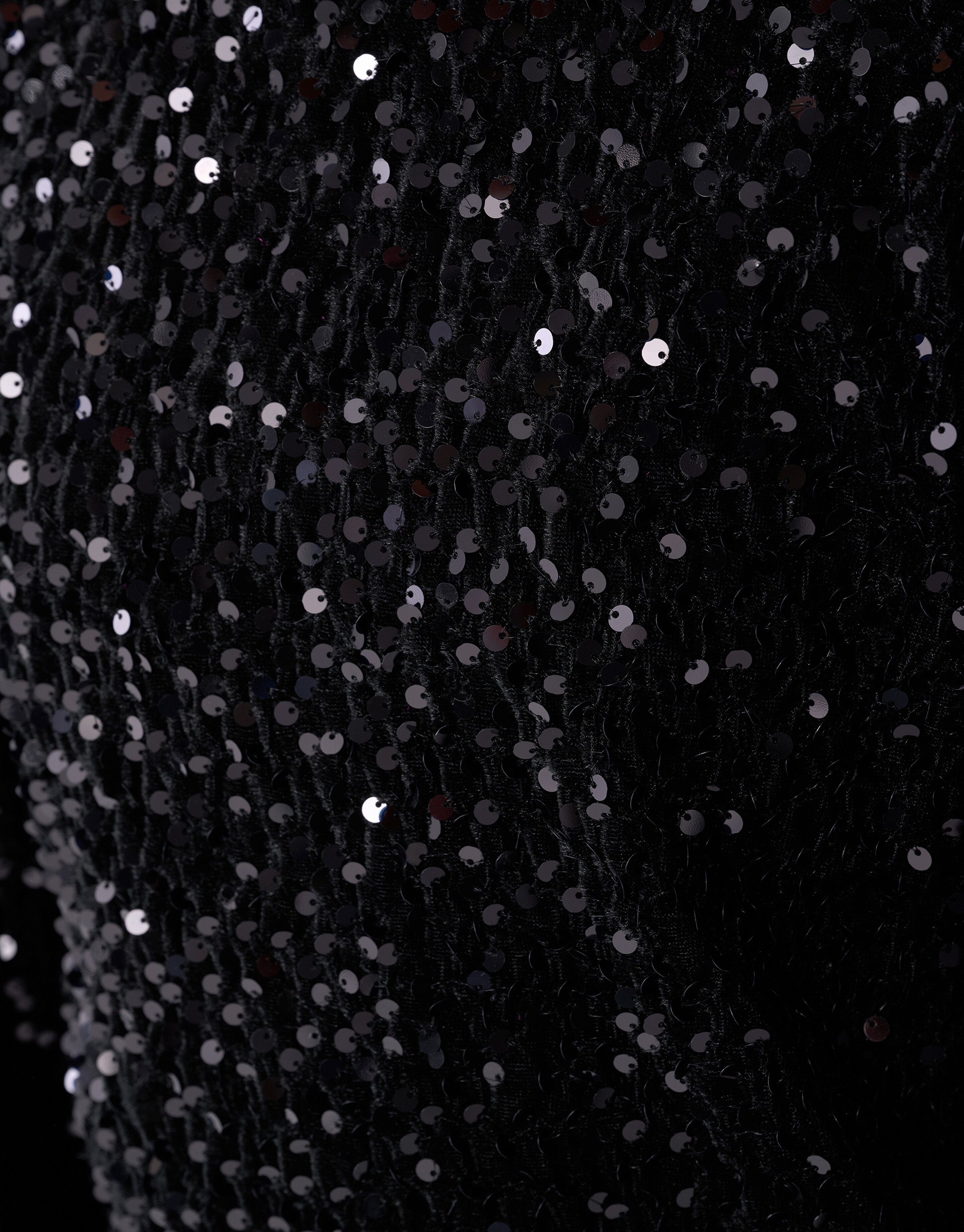 Sequin Longsleeve Top Schwarz SHOEBY GIRLS