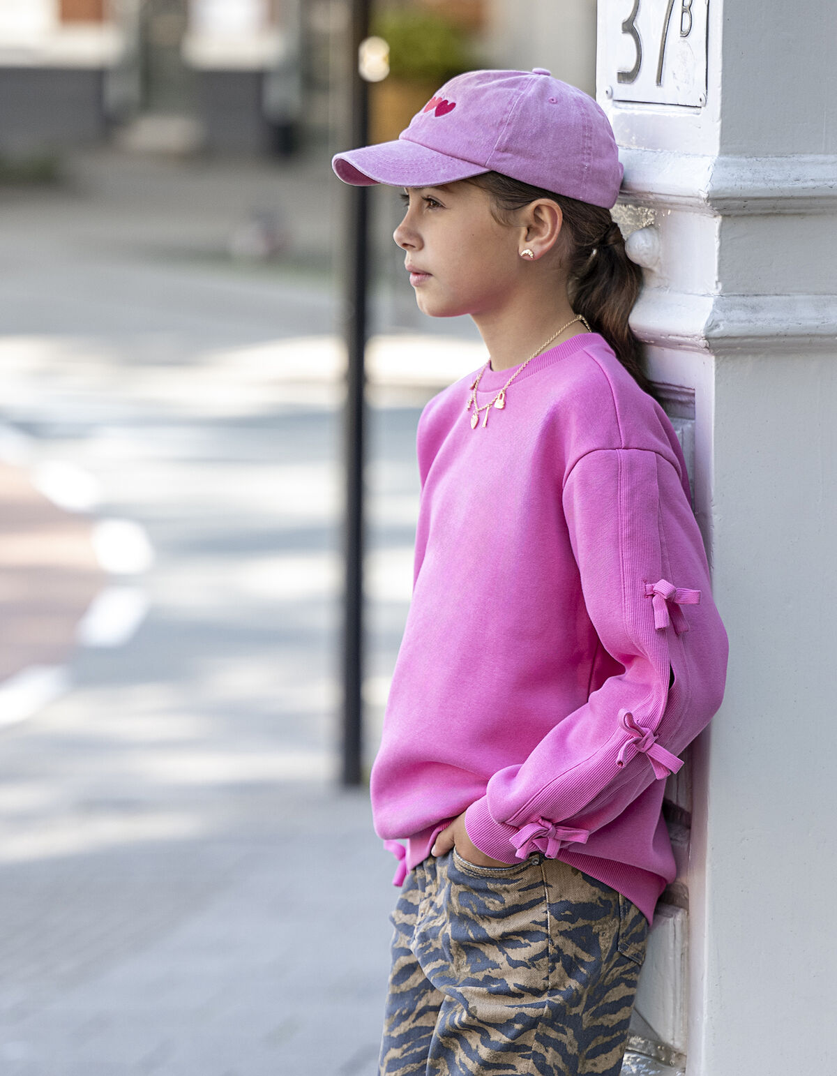 Übergroßer Strickpullover Rosa SHOEBY GIRLS