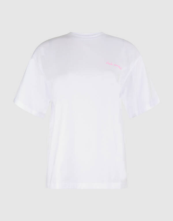 Cocktail Artwork T-Shirt Weiß SHOEBY WOMEN