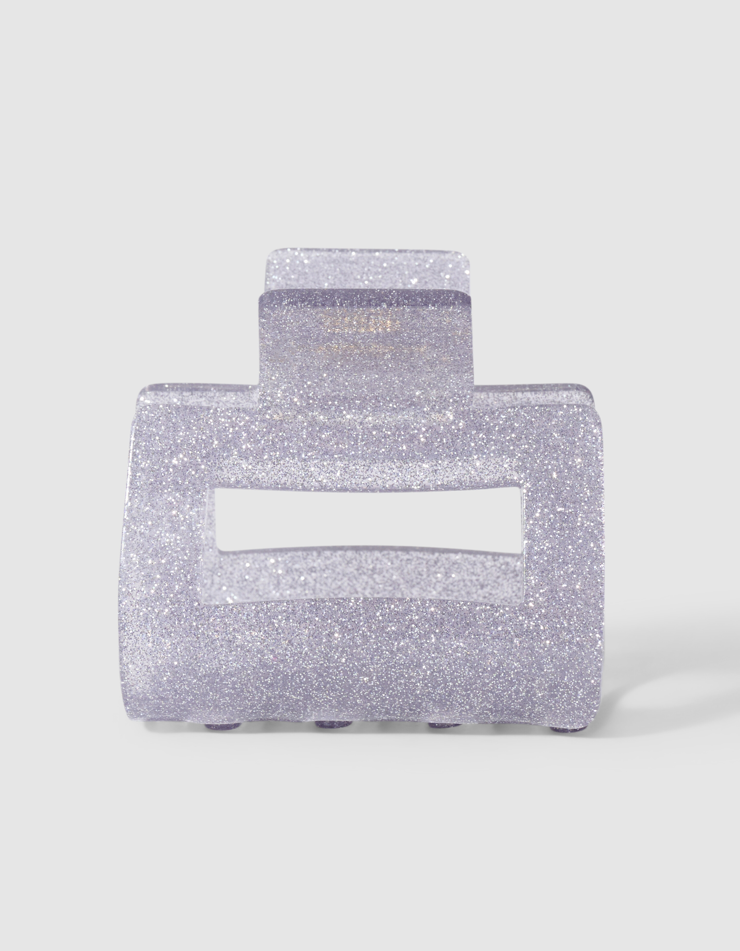 Square Haarspange Silber SHOEBY ACCESSOIRES