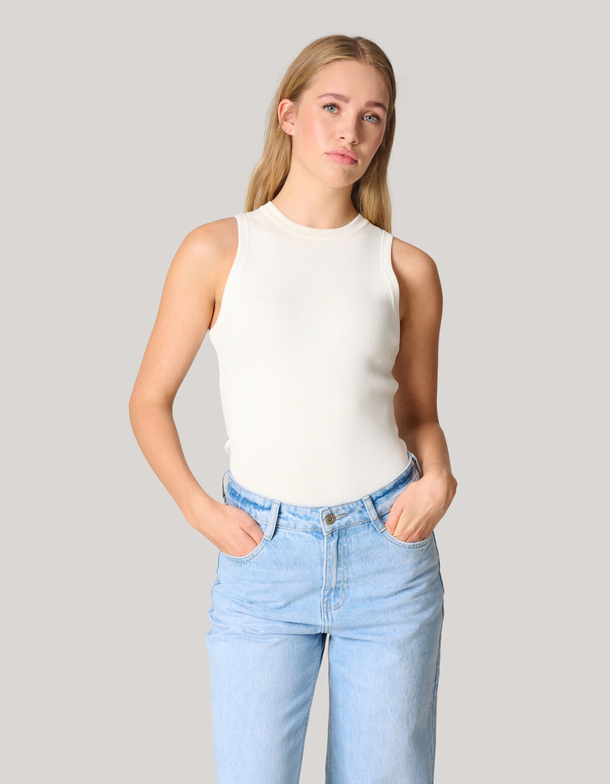 Trägertop Off White SHOEBY WOMEN
