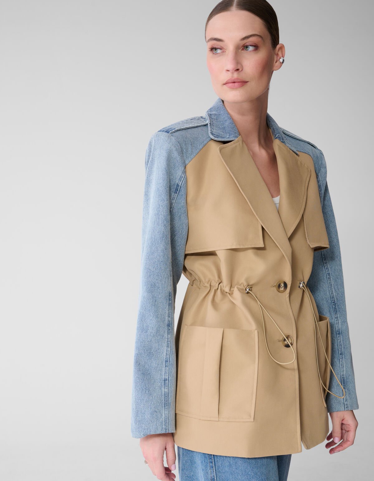 Denim Mix Jacke Blau von Mieke SHOEBY WOMEN