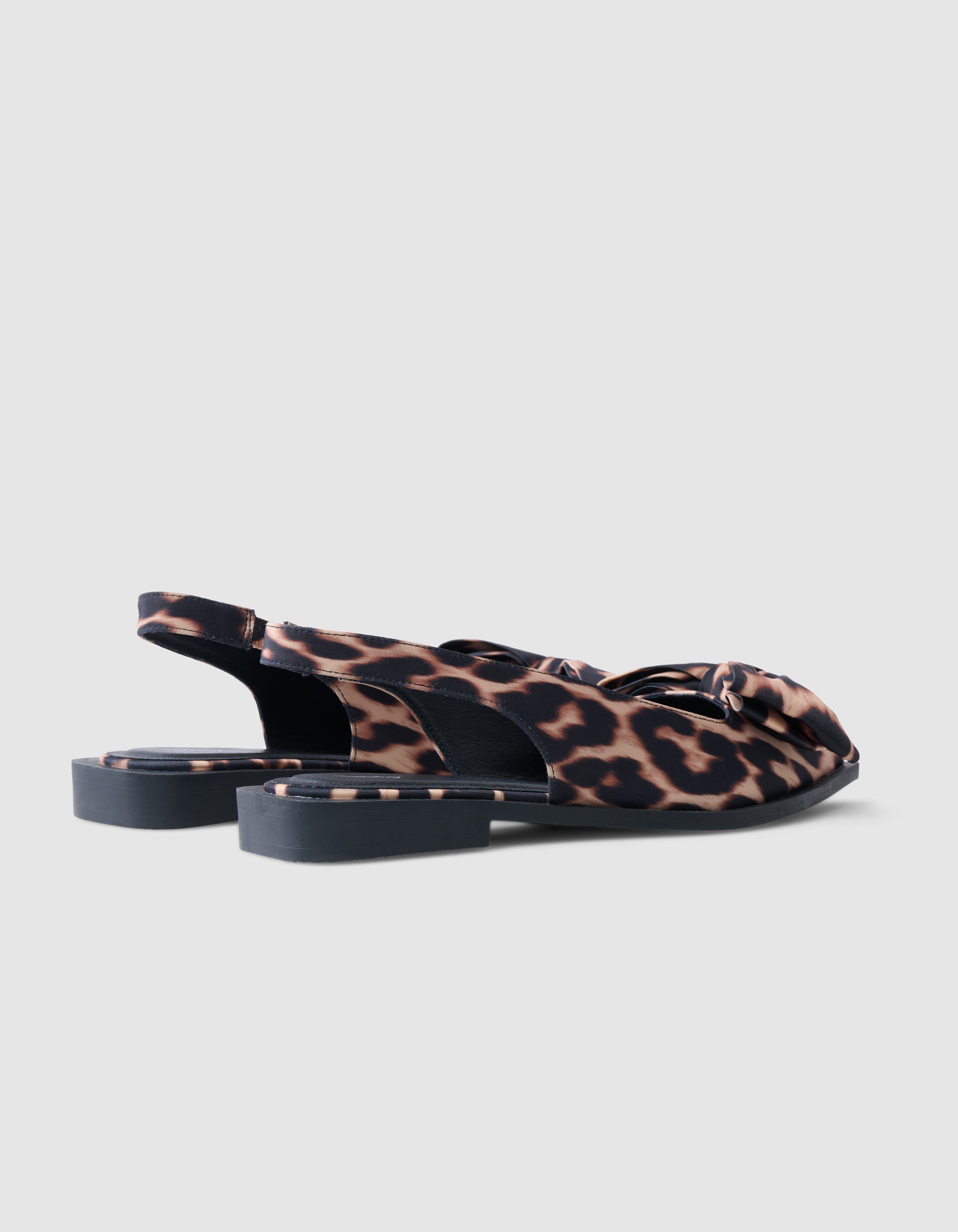 Leopard Bow Slingback Brown SHOEBY SHOES