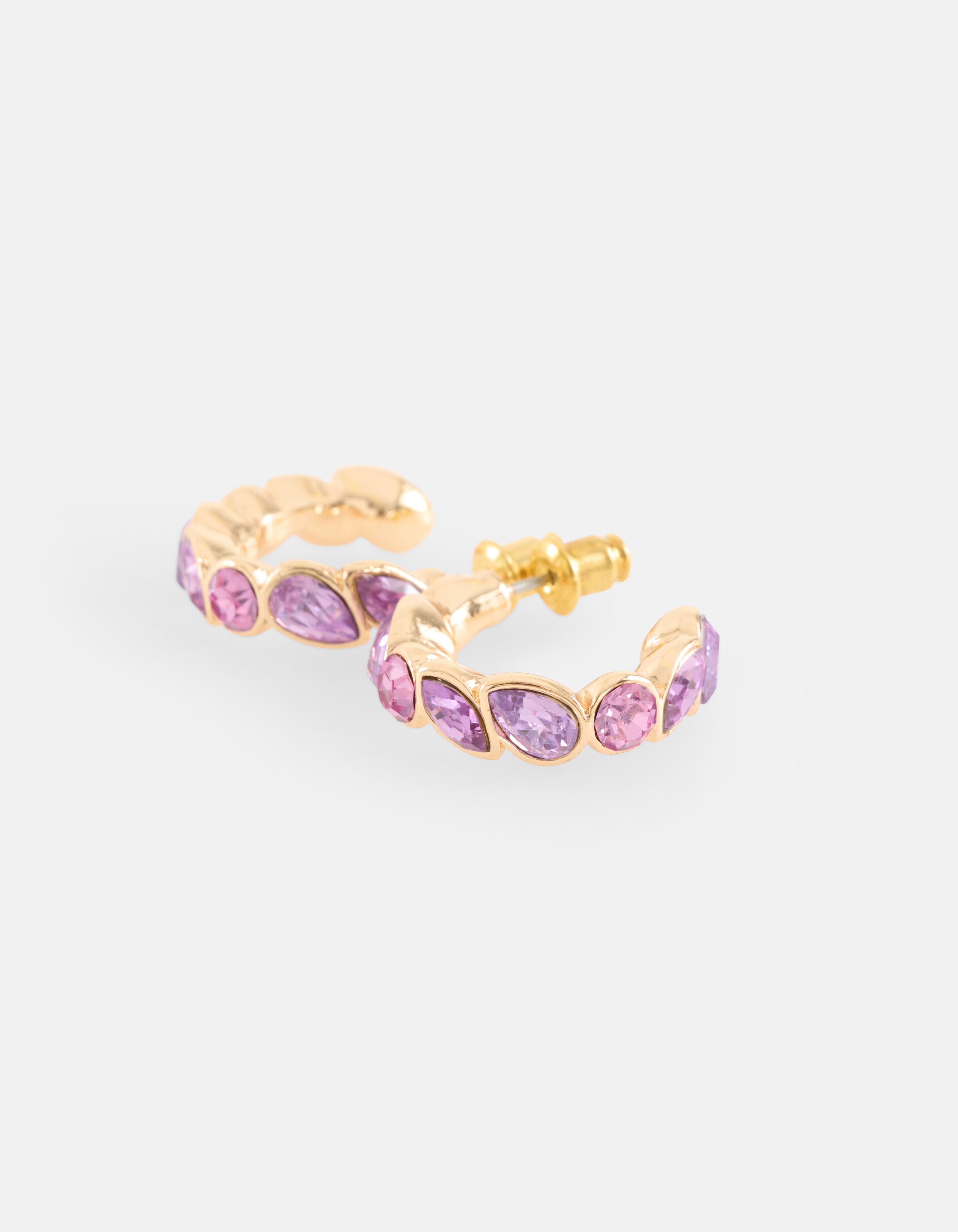 Strass-Ohrringe Gold SHOEBY ACCESSOIRES