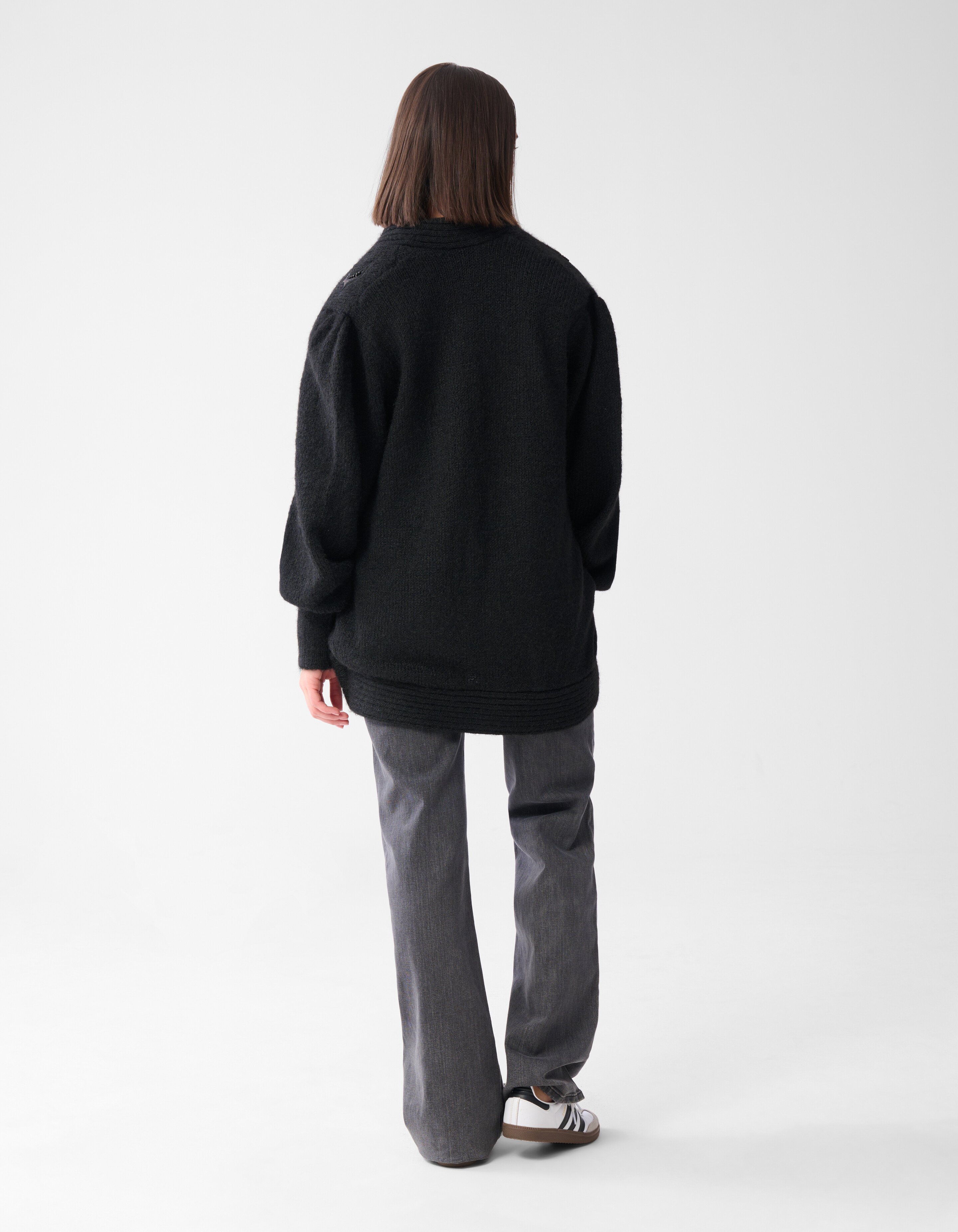 Vintage Strickjacke Schwarz SHOEBY WOMEN