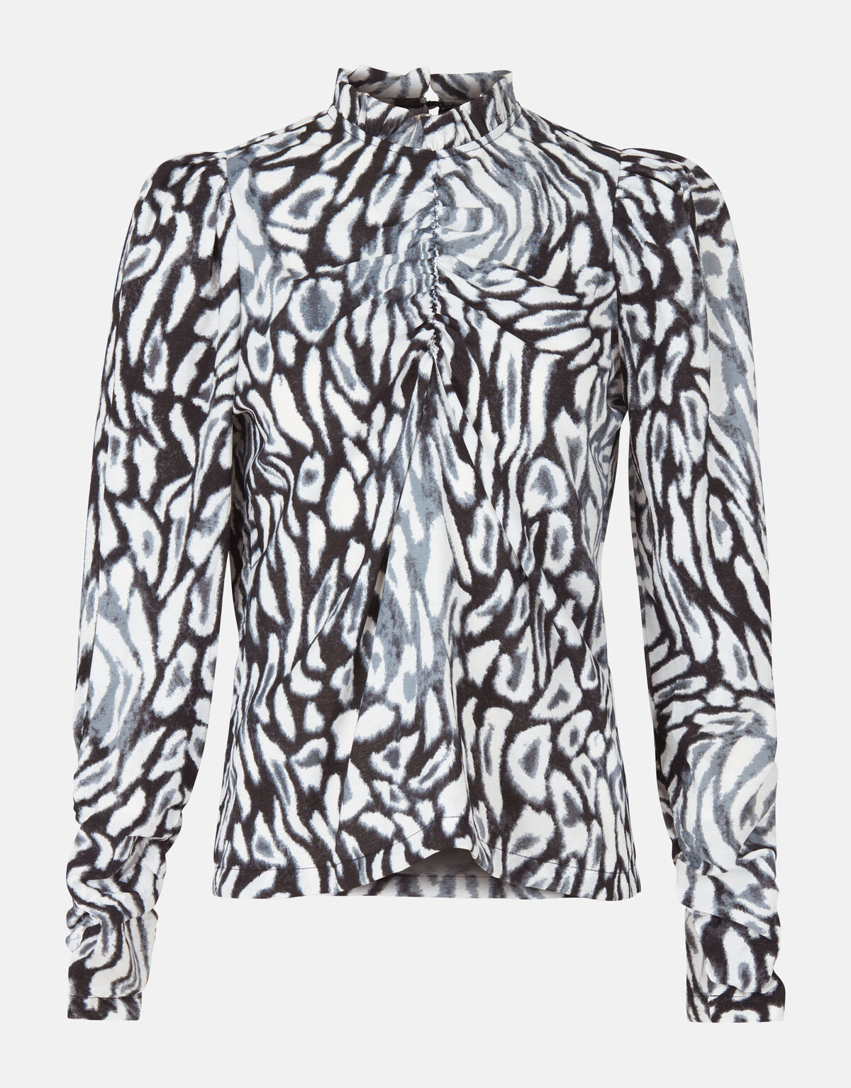 Top mit Puffärmeln und Druck SHOEBY WOMEN