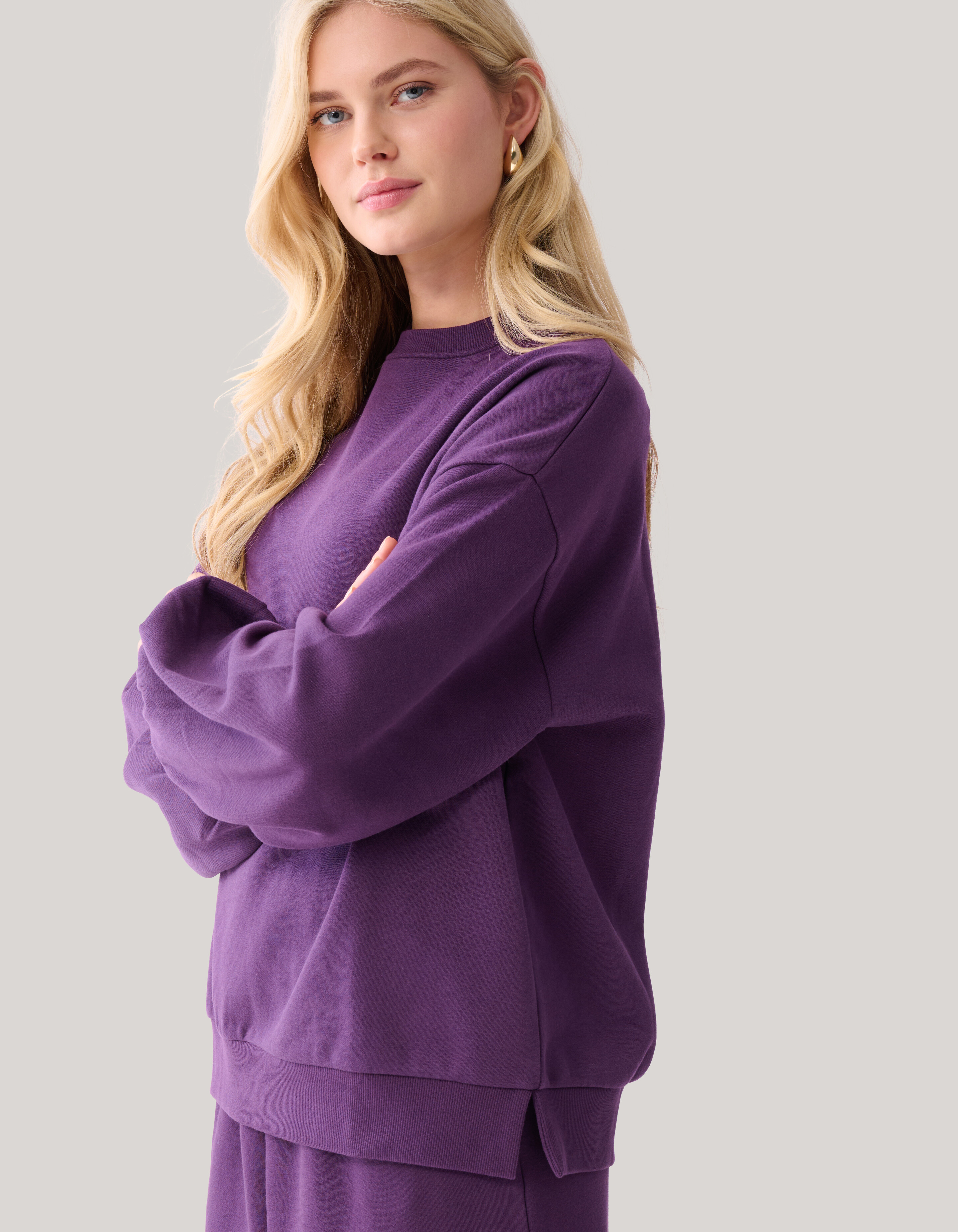 Set Pullover Dunkelviolett SHOEBY WOMEN